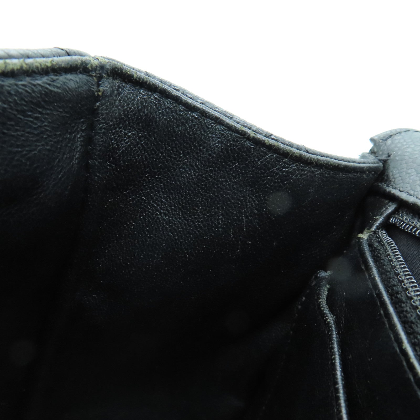 CHANEL 菱格牛皮皮革Chain Shoulder Bag鏈帶肩背袋黑色