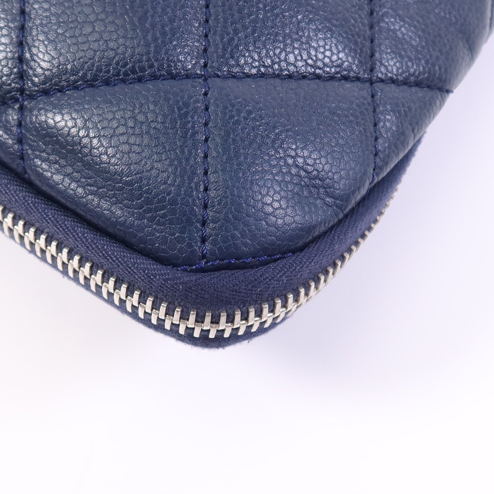 CHANEL 牛皮皮革Chain Shoulder Bag銀扣鏈帶肩背袋