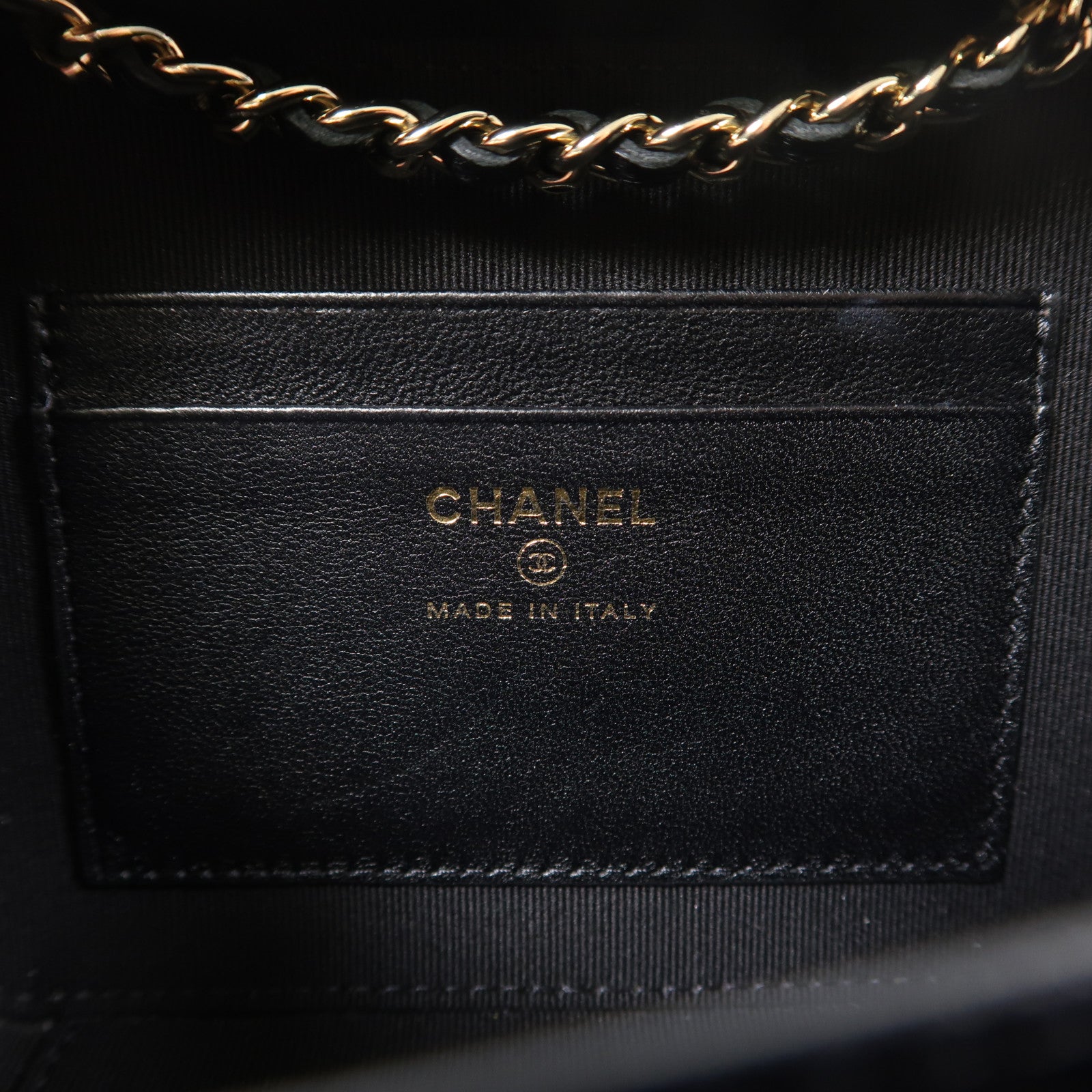 CHANEL 【激減優惠】羊皮皮革Chain Shoulder金扣鏈帶肩背袋