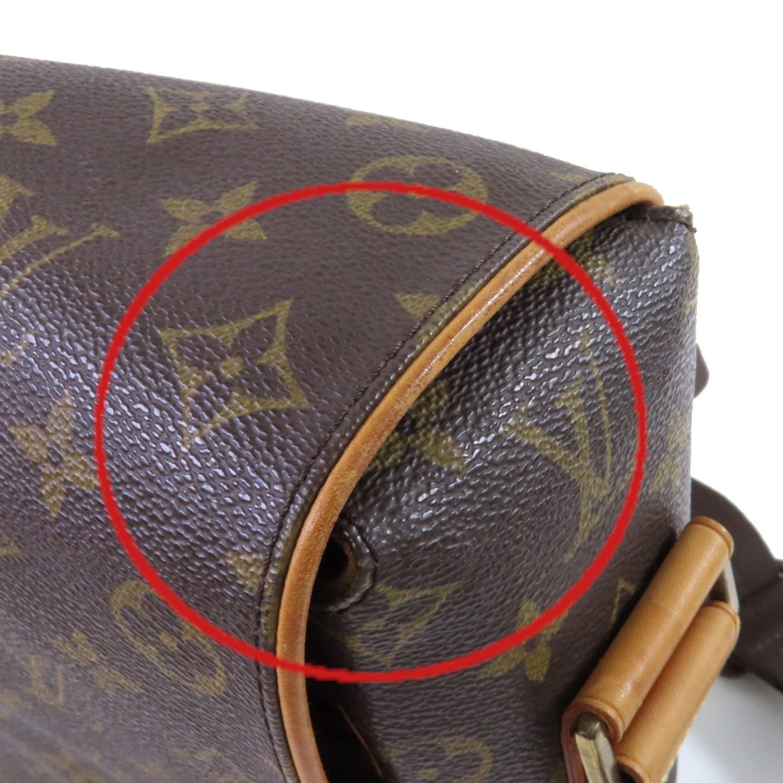 LOUIS VUITTON Monogram Abbeses Shoulder Bag金扣肩背袋啡色