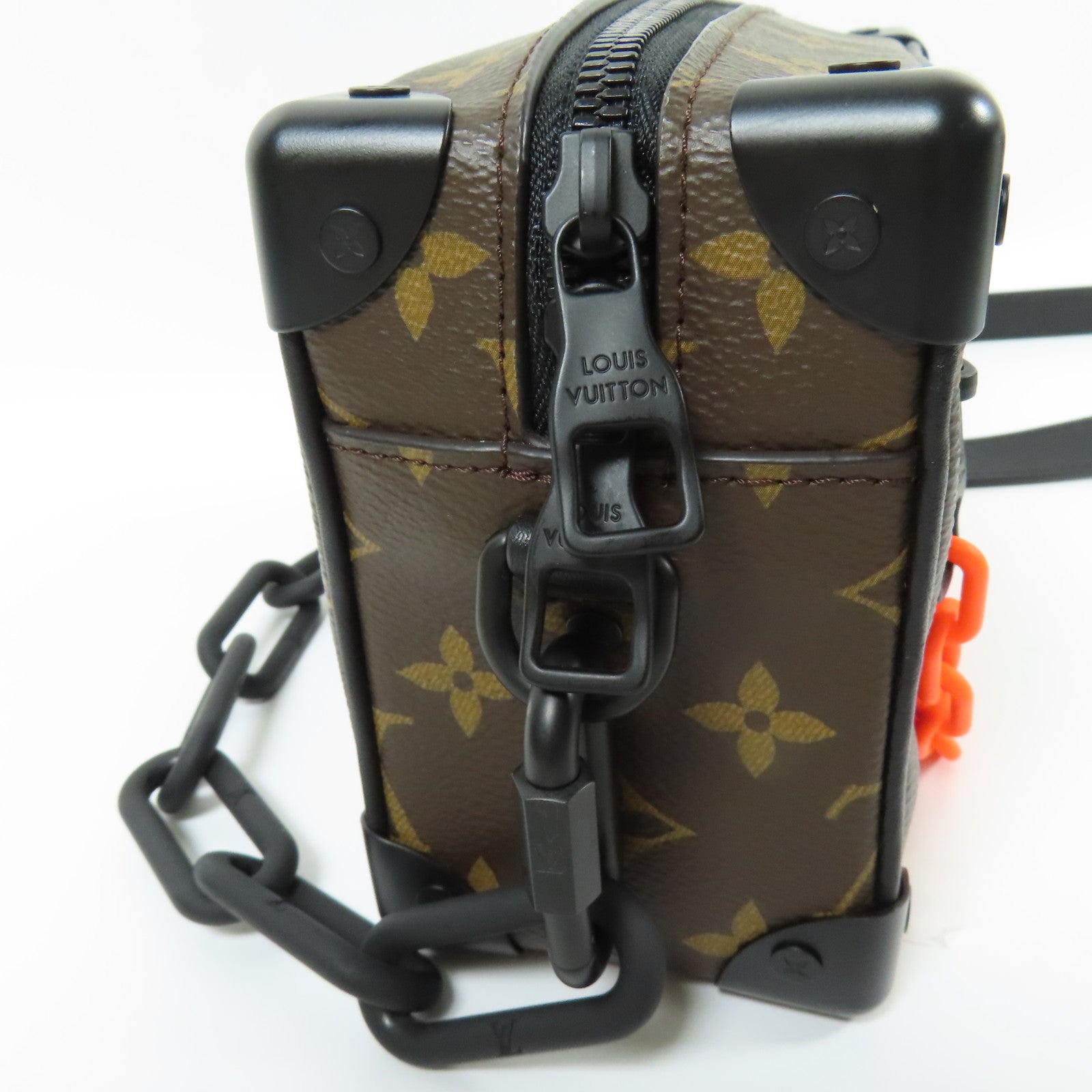 LOUIS VUITTON LV Mini Soft Trunk Shoulder Bag M44480 Monogram Solar Ray Brown