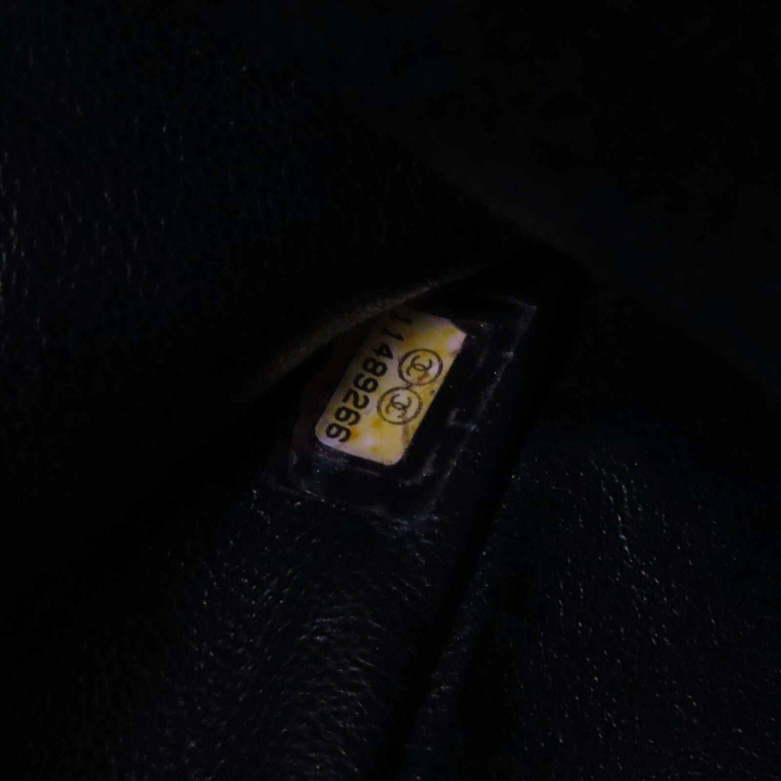 CHANEL 牛皮皮革Chain Shoulder Bag銀扣鏈帶肩背袋