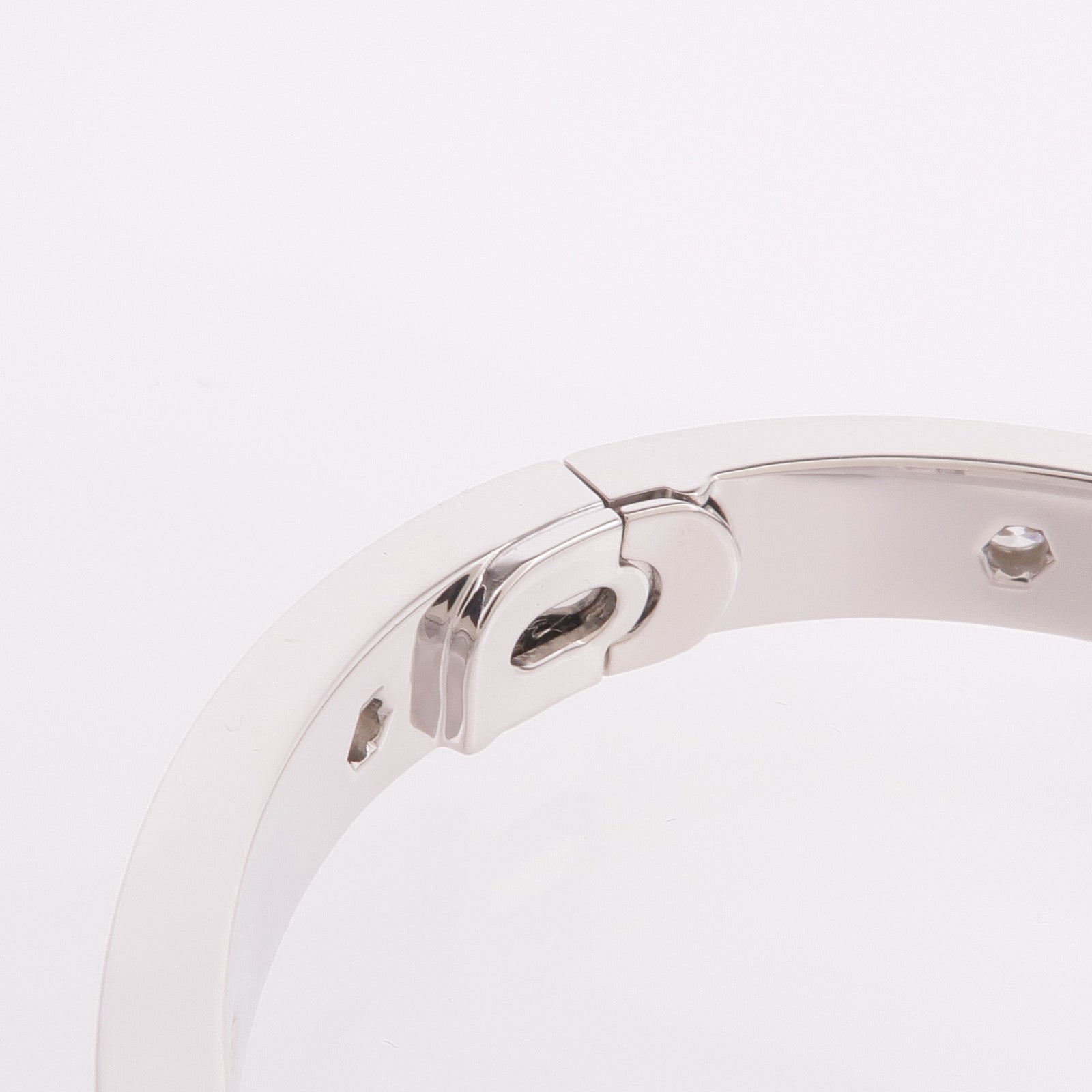 CARTIER 18K白金Love Bracelet Full Diamonds鑽石手鐲Cartier#16