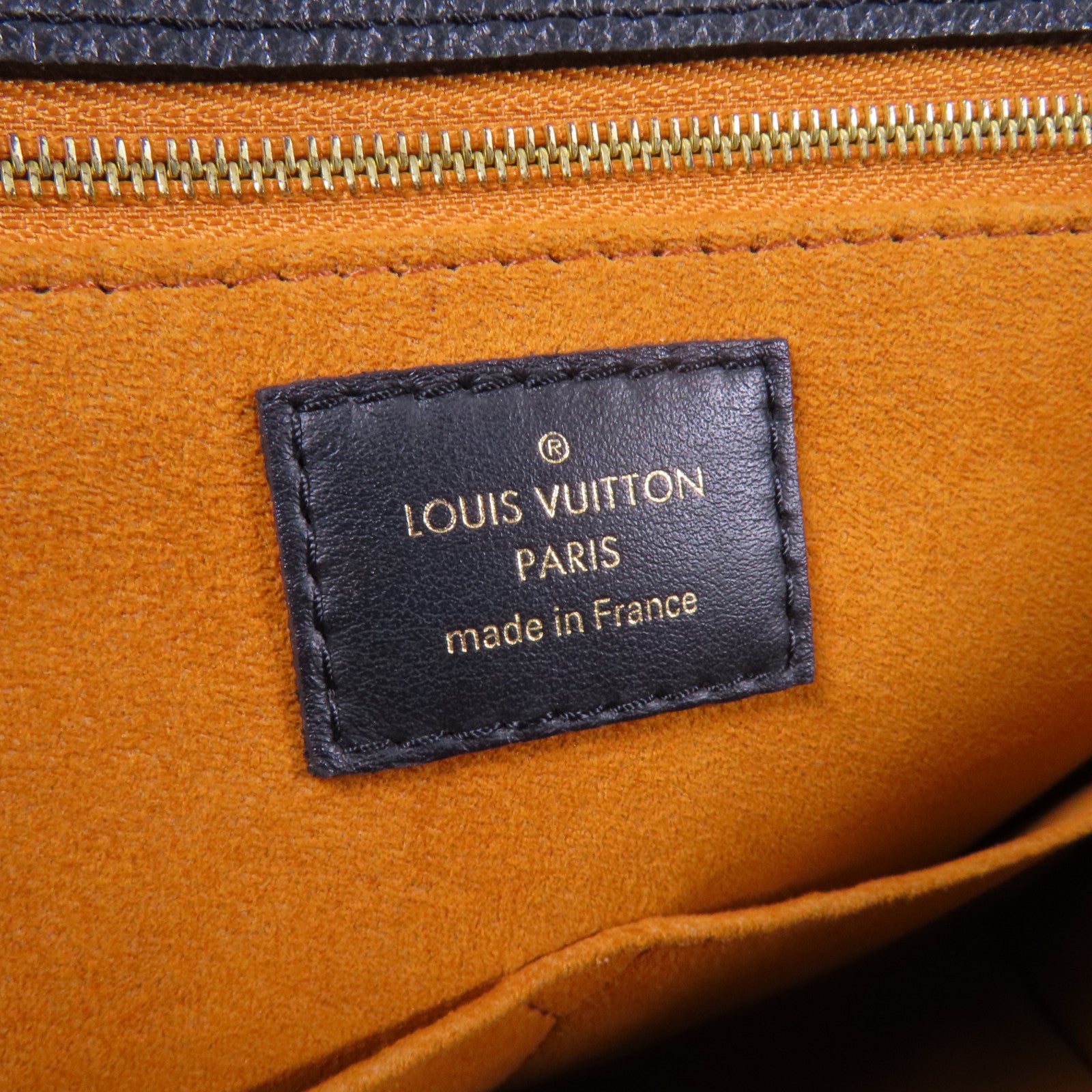 LOUIS VUITTON Monogram Empreinte On The Go MM金扣手挽肩背兩用袋