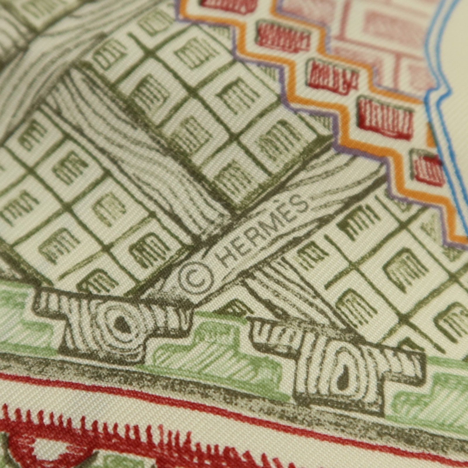 HERMES 絲質Scaft 90x90絲巾