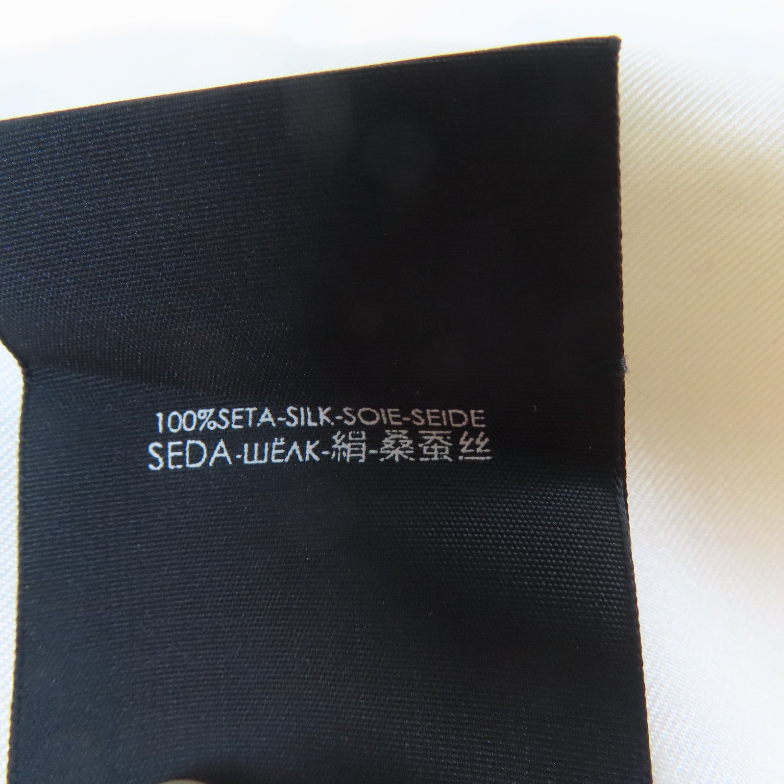 GUCCI 絲質Scarf絲巾白色/紅色