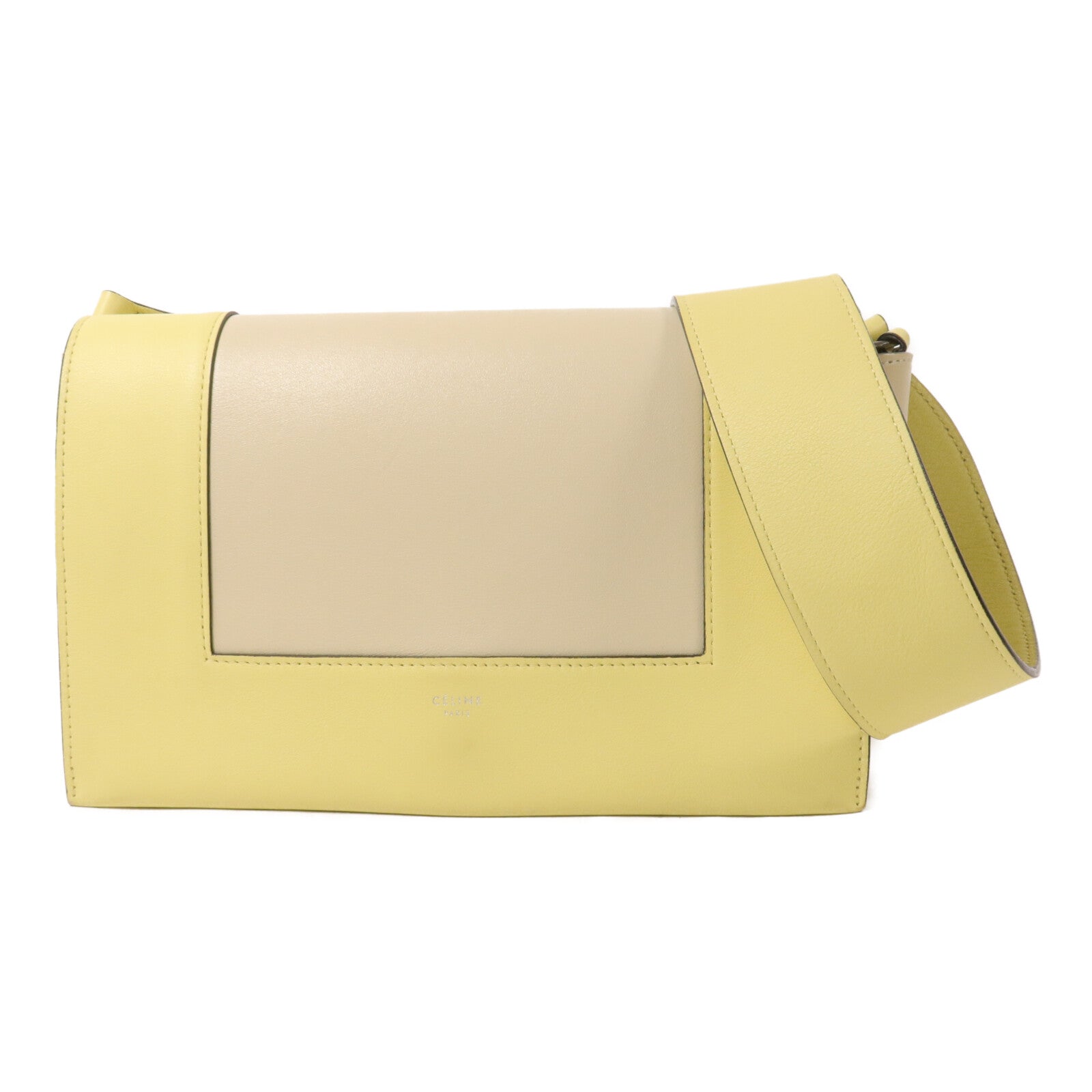 CELINE 牛皮皮革Frame Medium肩背袋