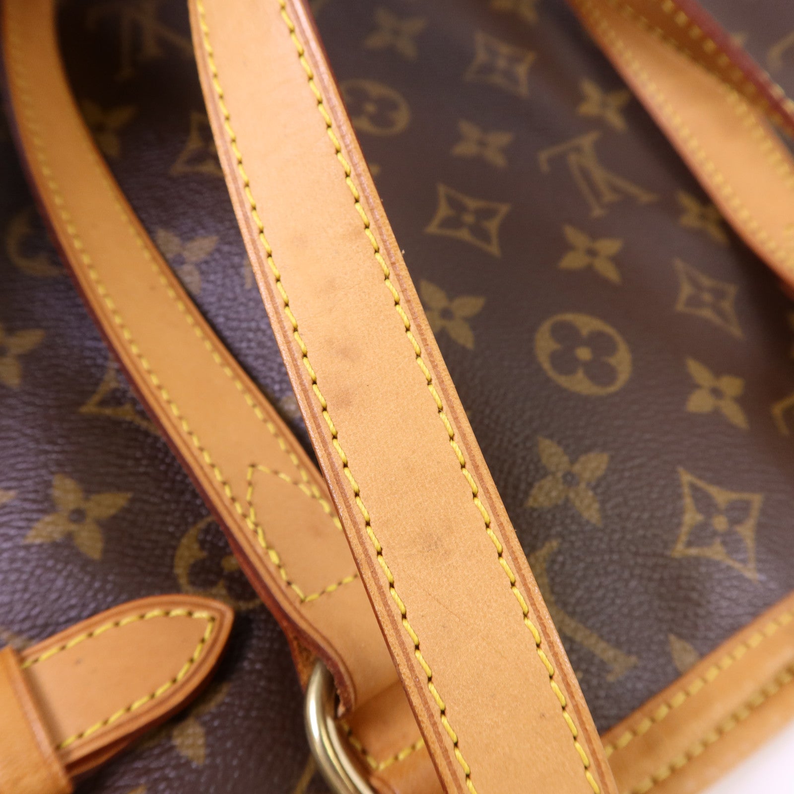 LOUIS VUITTON 【激減優惠】Monogram Batignolles金扣手挽袋棕色