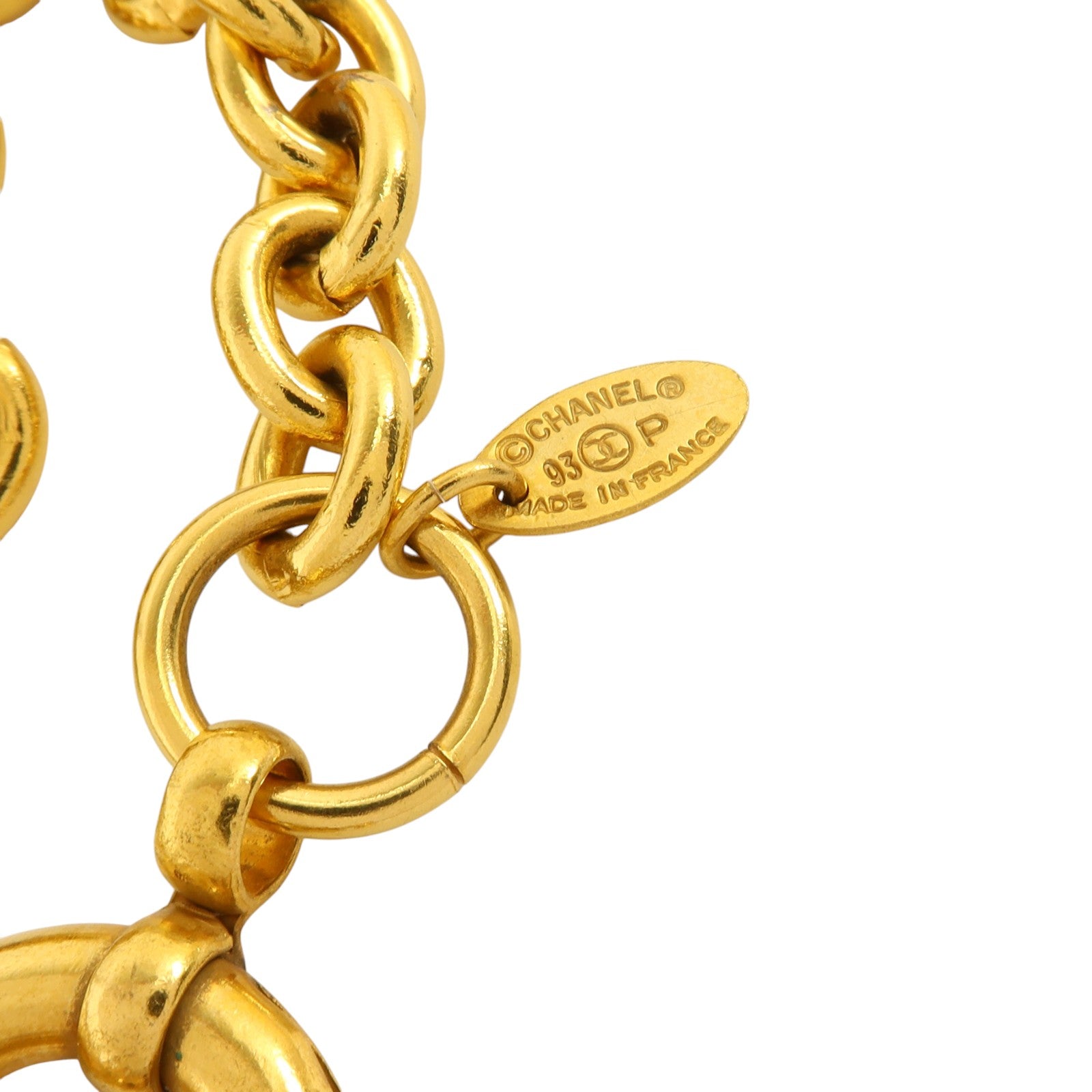 CHANEL 金屬Necklace金扣項鏈