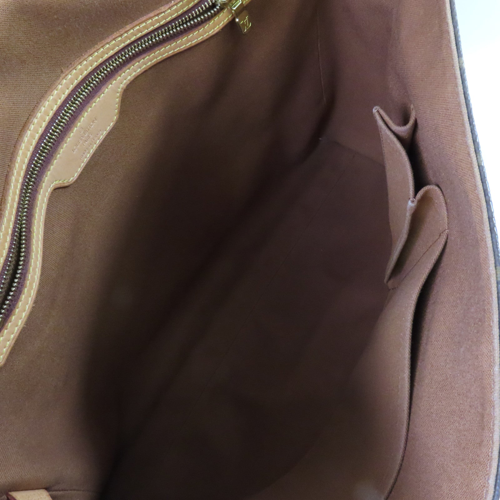 LOUIS VUITTON Monogram Abbeses Shoulder Bag金扣肩背袋啡色