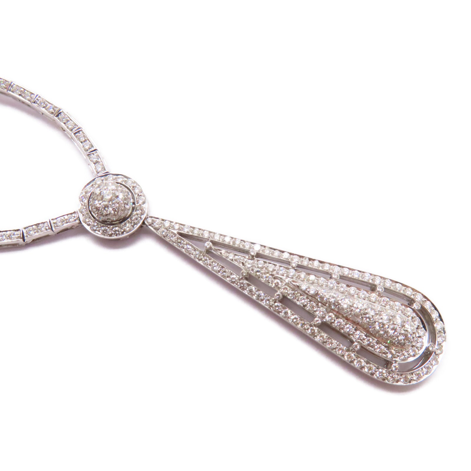 JEWELRY 18K白金Diamond Necklace 6.30ct鑽石項鍊