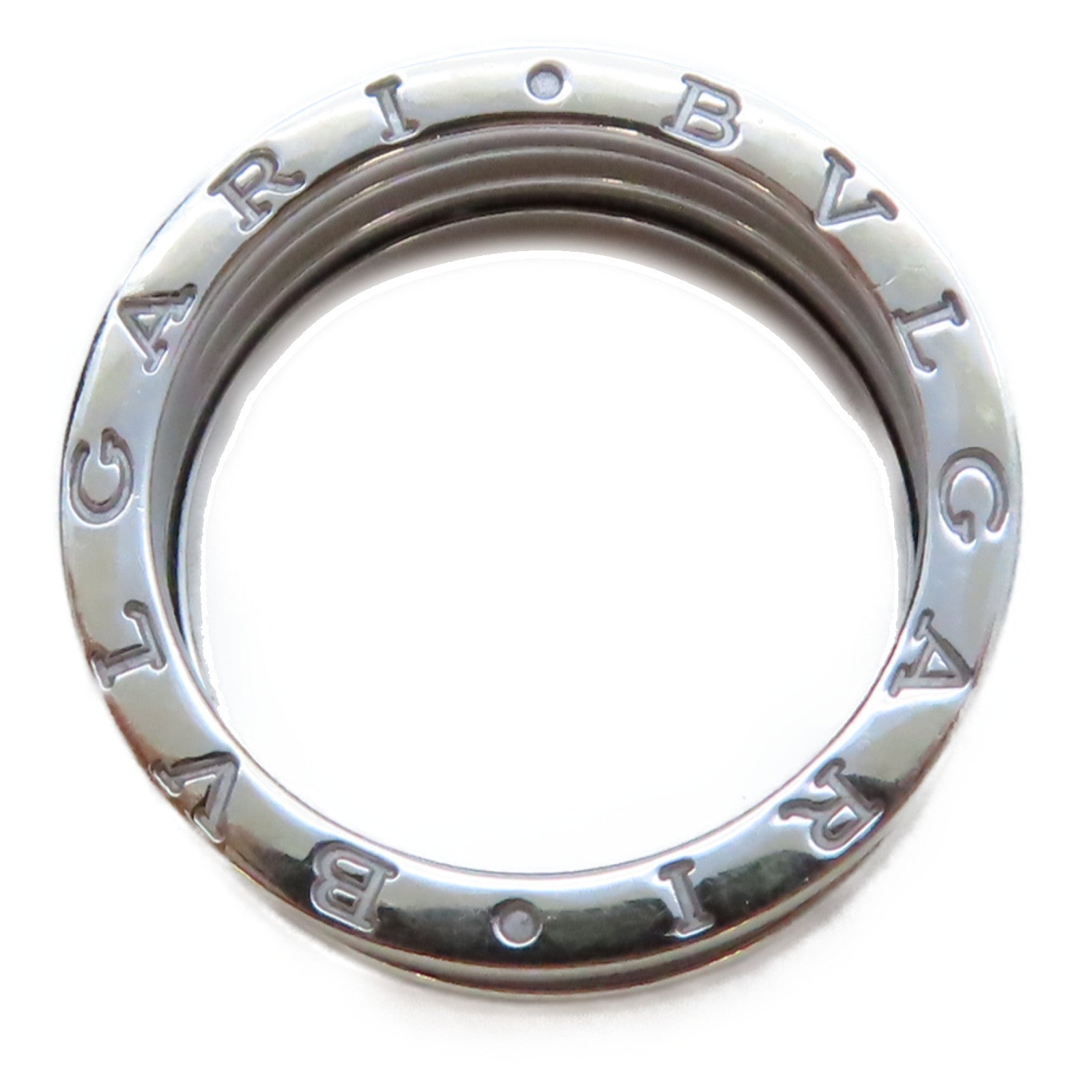 BVLGARI 18K白金B-zero1戒指US#8.5