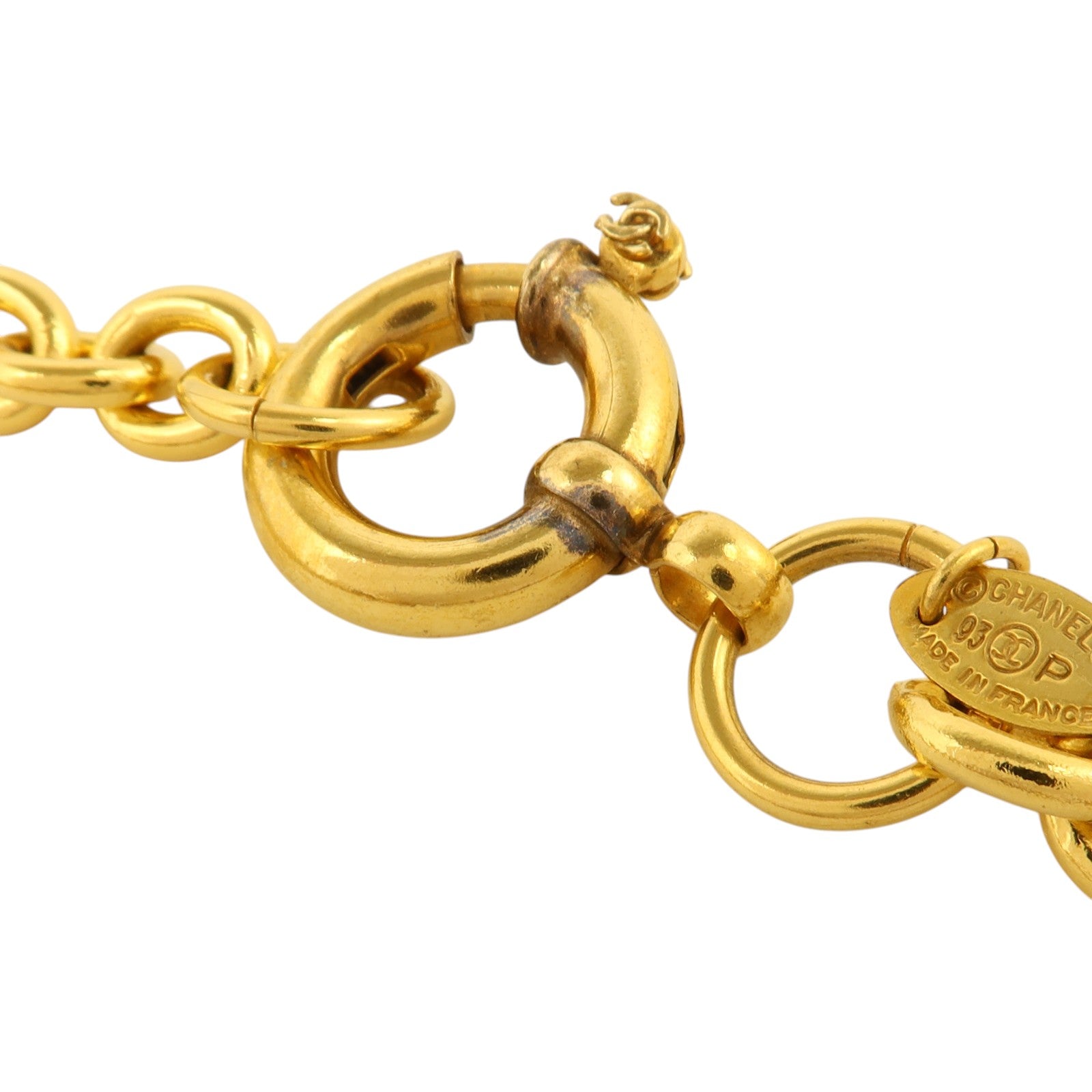 CHANEL 金屬Necklace金扣項鏈