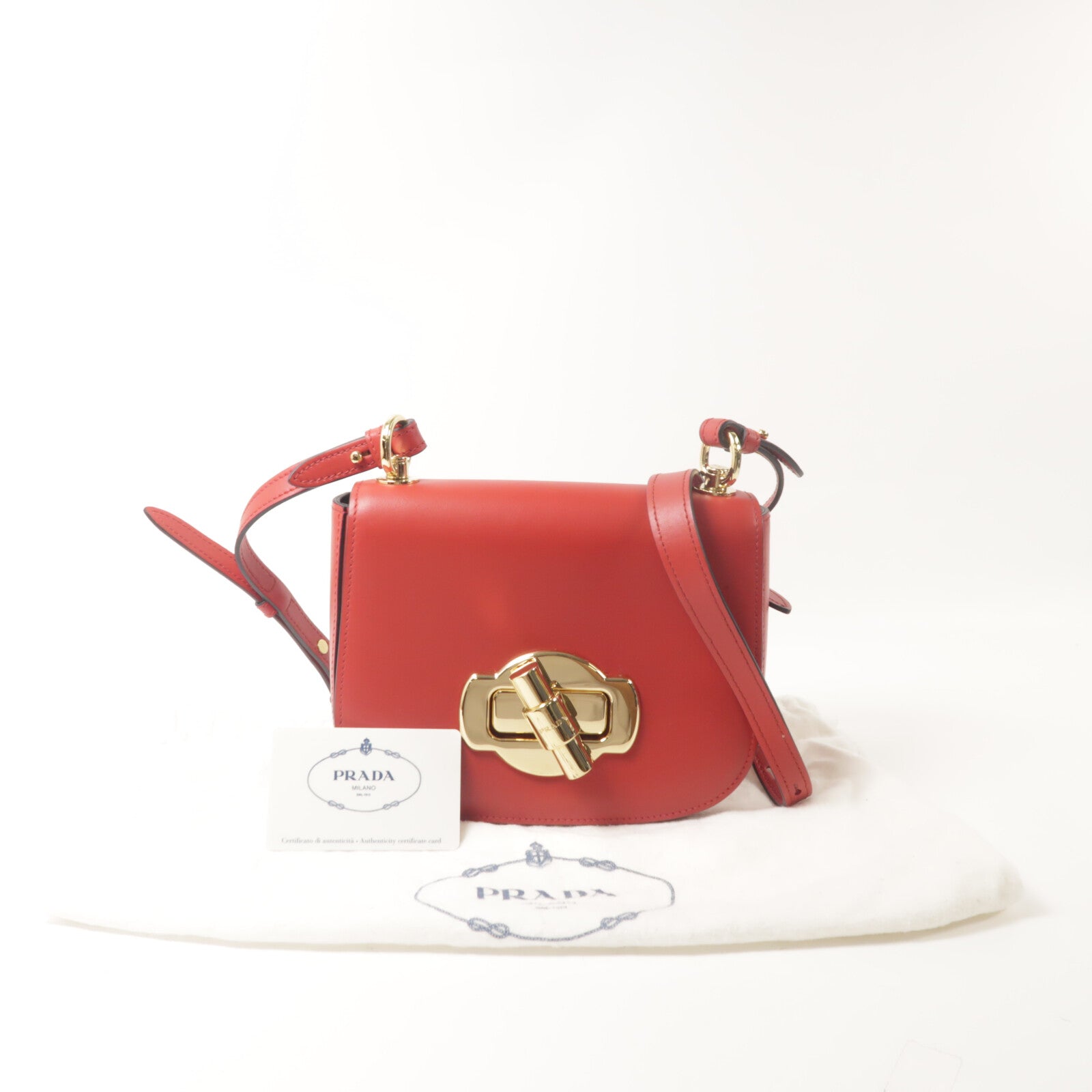 PRADA 牛皮皮革Saddle Corsaire肩背袋