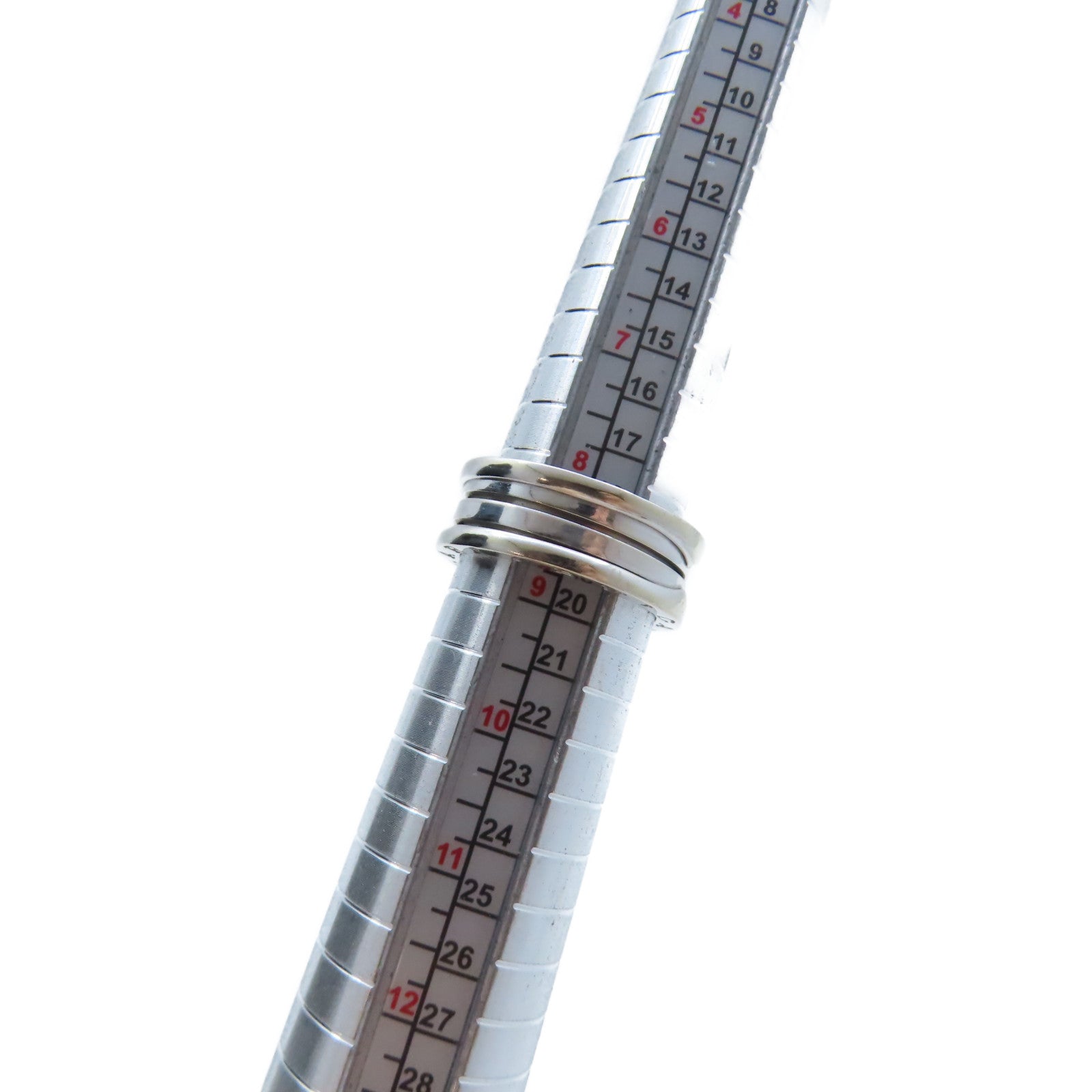BVLGARI 18K白金B-zero1戒指US#8.5