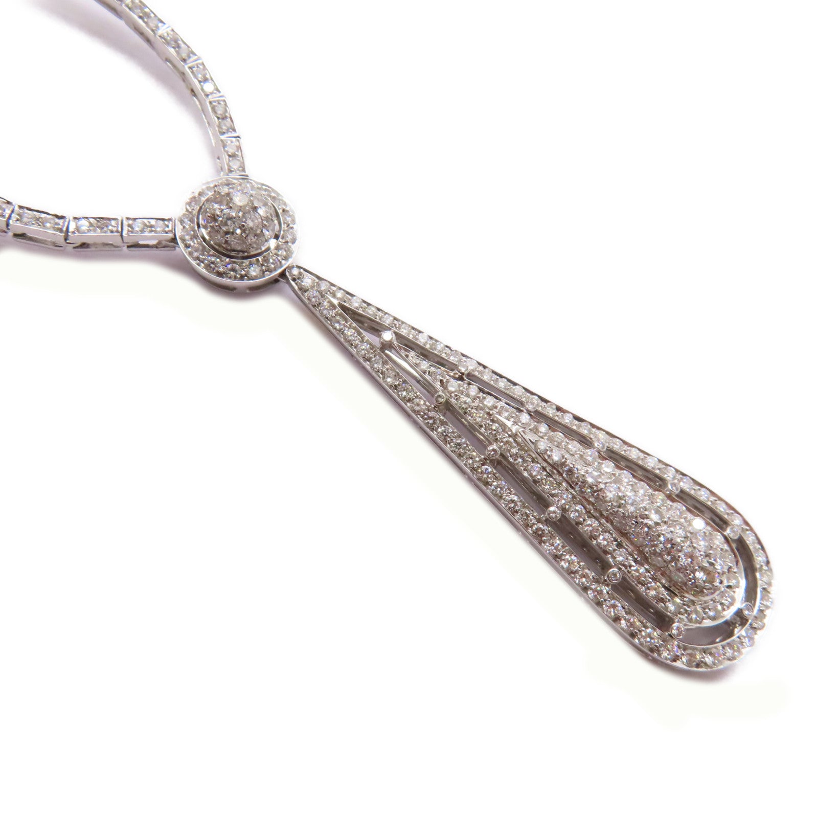 JEWELRY 18K白金Diamond Necklace 6.30ct鑽石項鍊