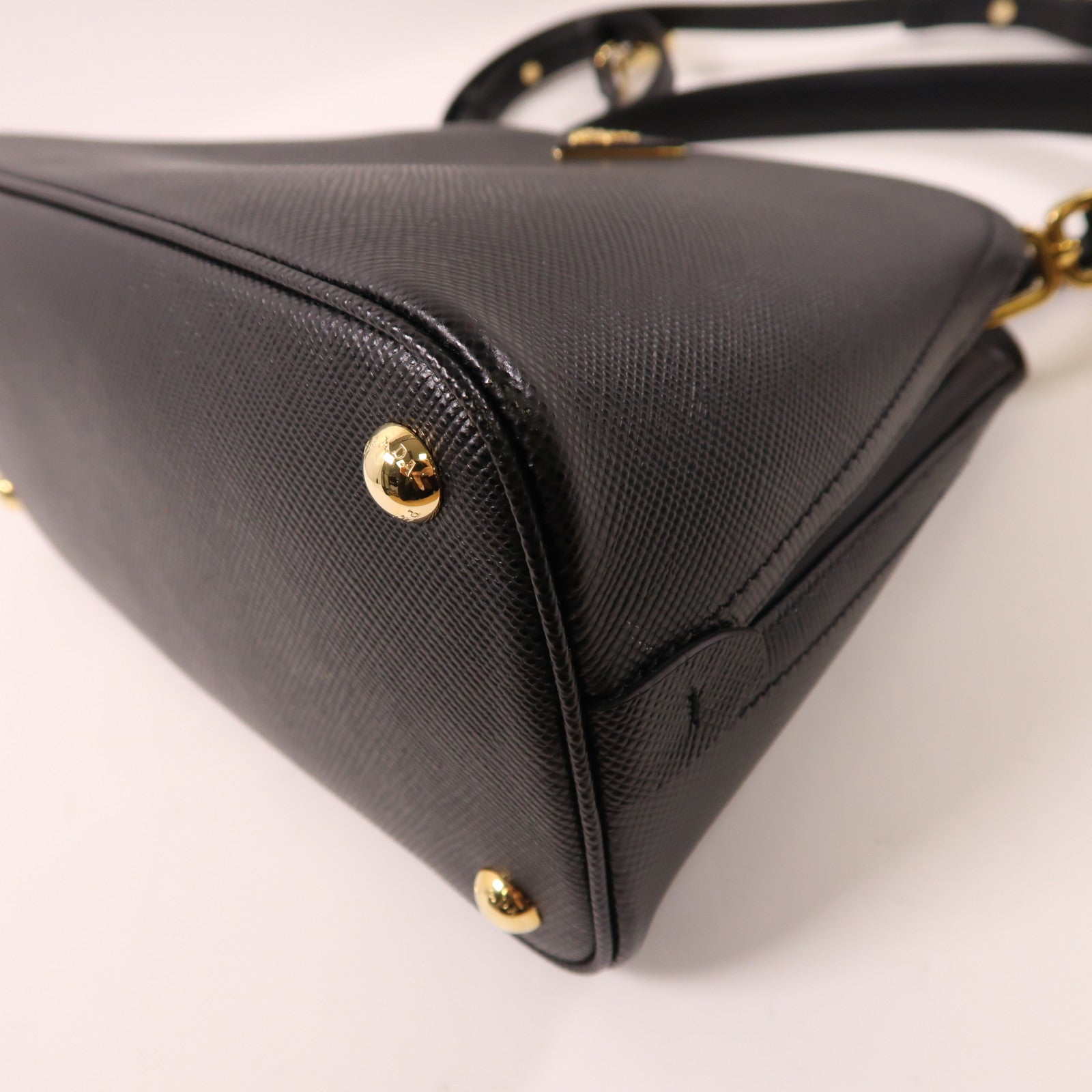 PRADA【激減優惠】 牛皮皮革2 Way Shoulder金扣手挽肩背兩用袋