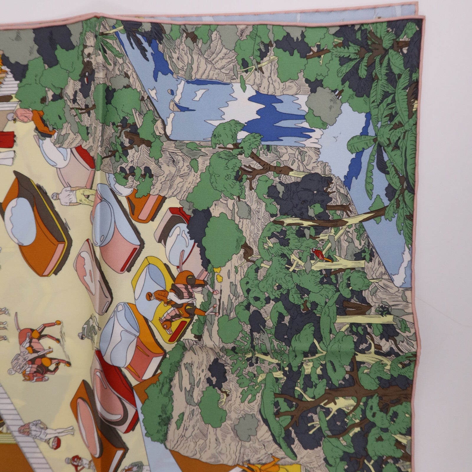 HERMES 絲質Scarf 90X90絲巾