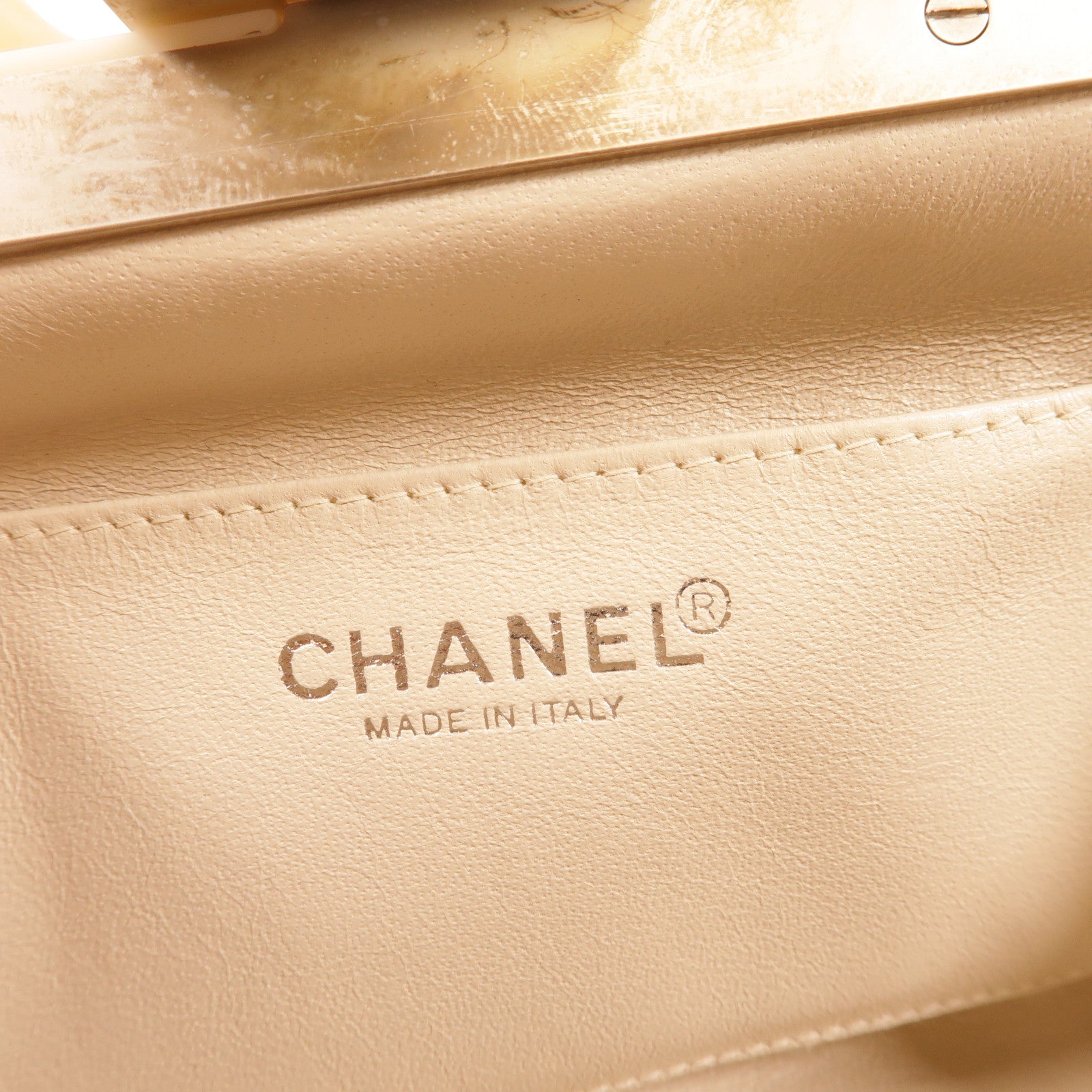 CHANEL 羊皮皮革Handbag手挽袋