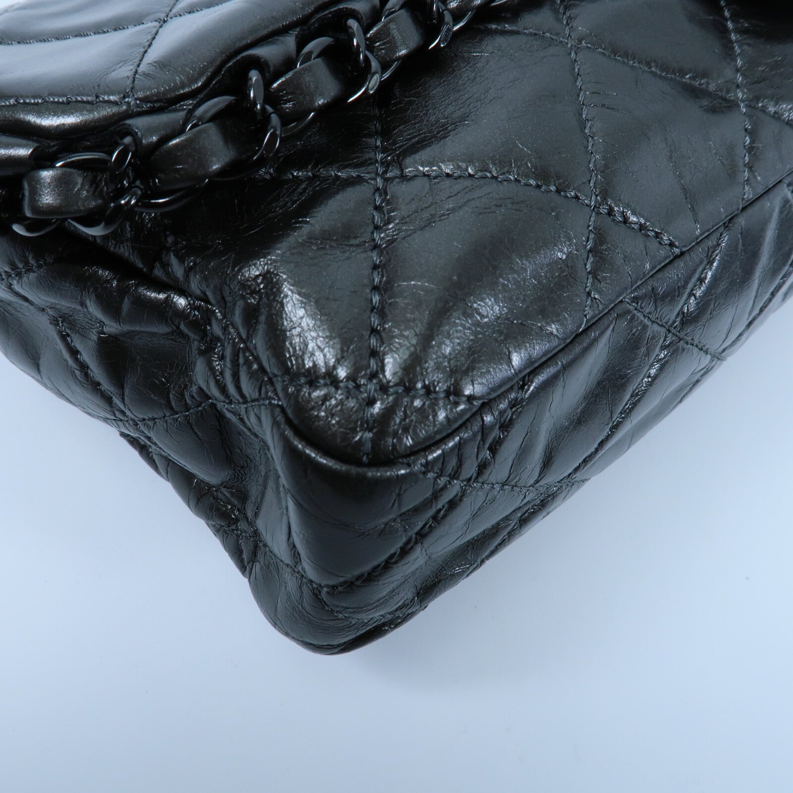CHANEL 牛皮皮革Shoulder Bag鏈帶肩背袋