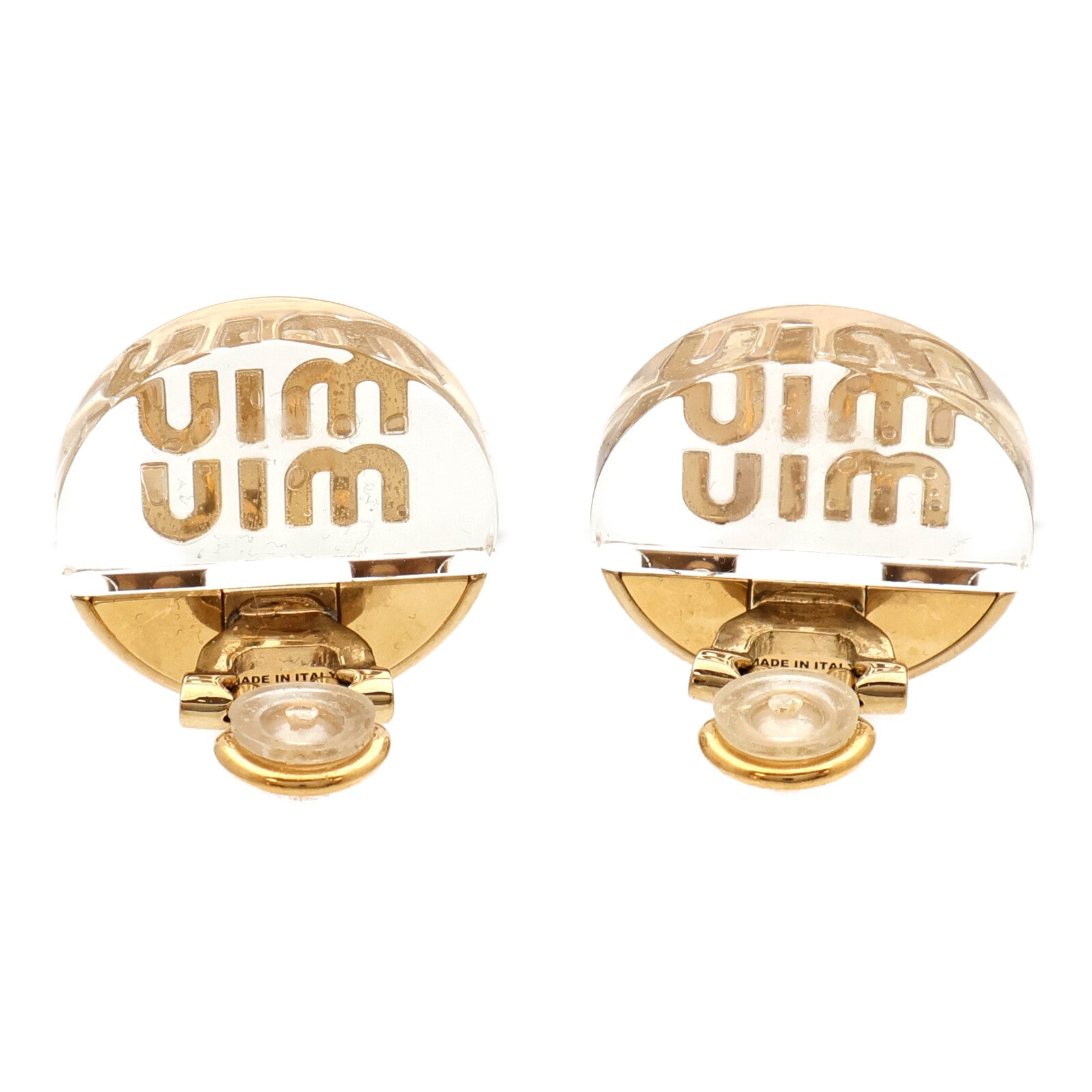 Miu Miu PVC/金屬Earrings耳環
