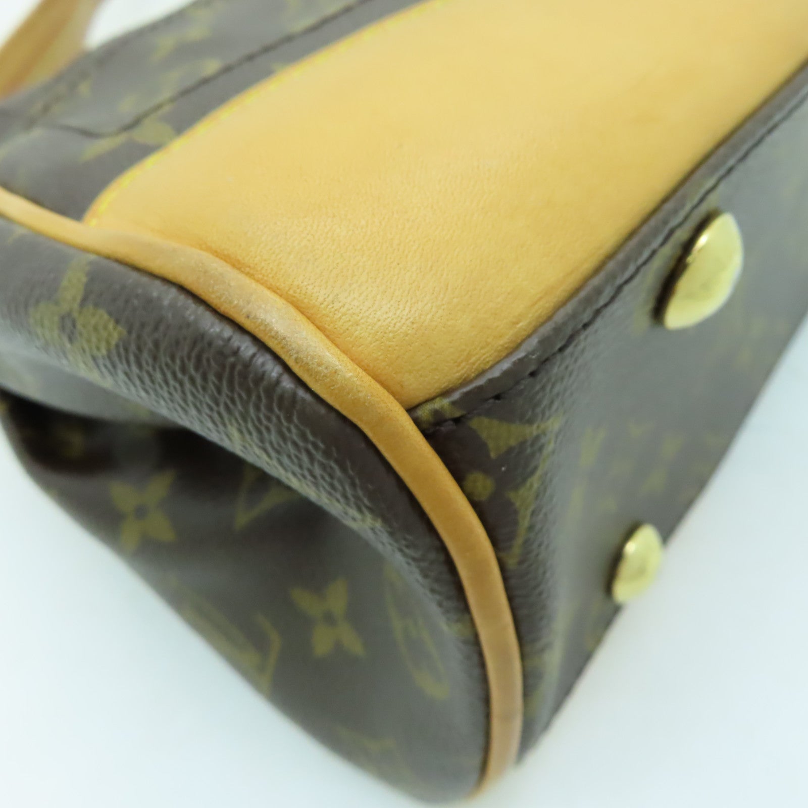 LOUIS VUITTON 【激減優惠】Monogram Beverly MM金扣肩背袋啡色