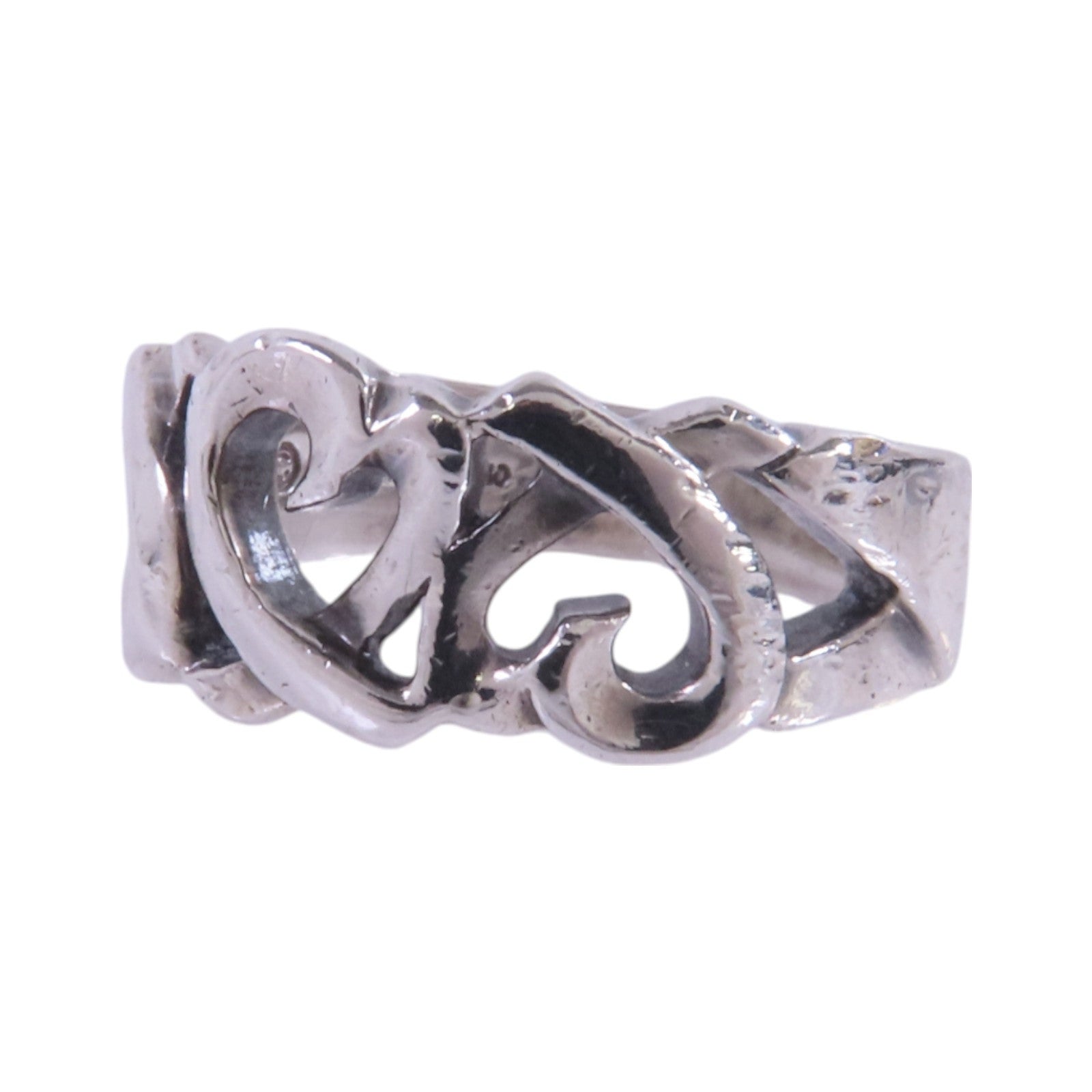 TIFFANY＆CO 925純銀Loving Heart Silver Ring戒指US#7.5