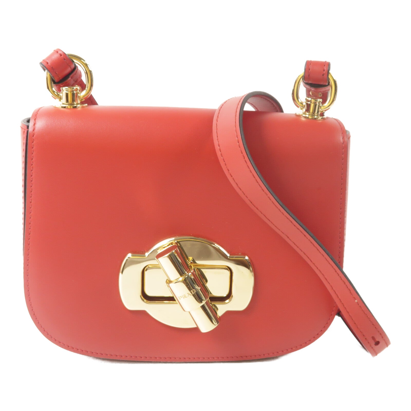 PRADA 牛皮皮革Saddle Corsaire肩背袋