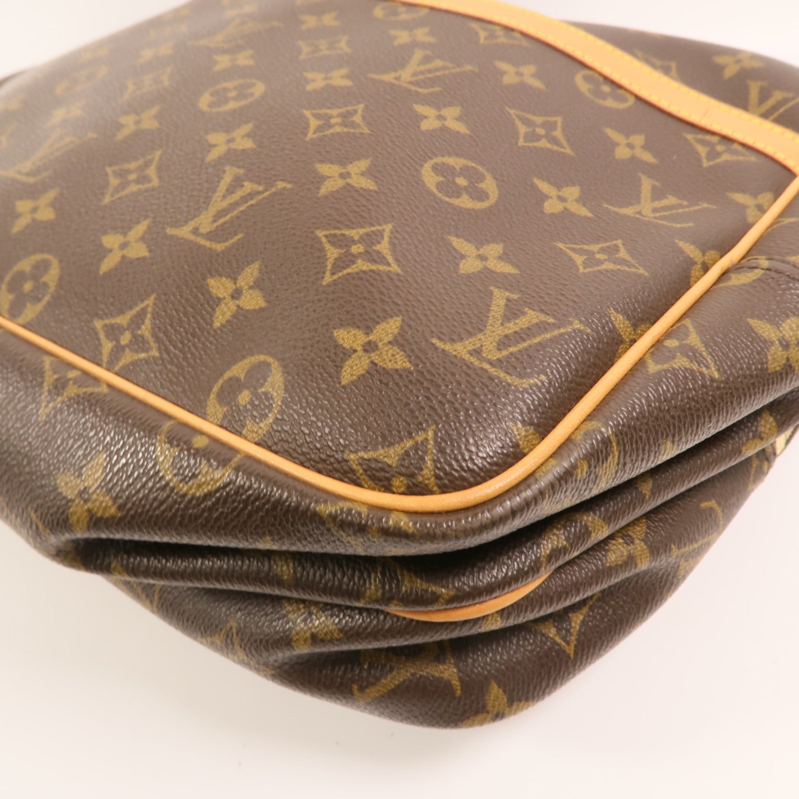 LOUIS VUITTON Monogram Reporter GM金扣肩背袋