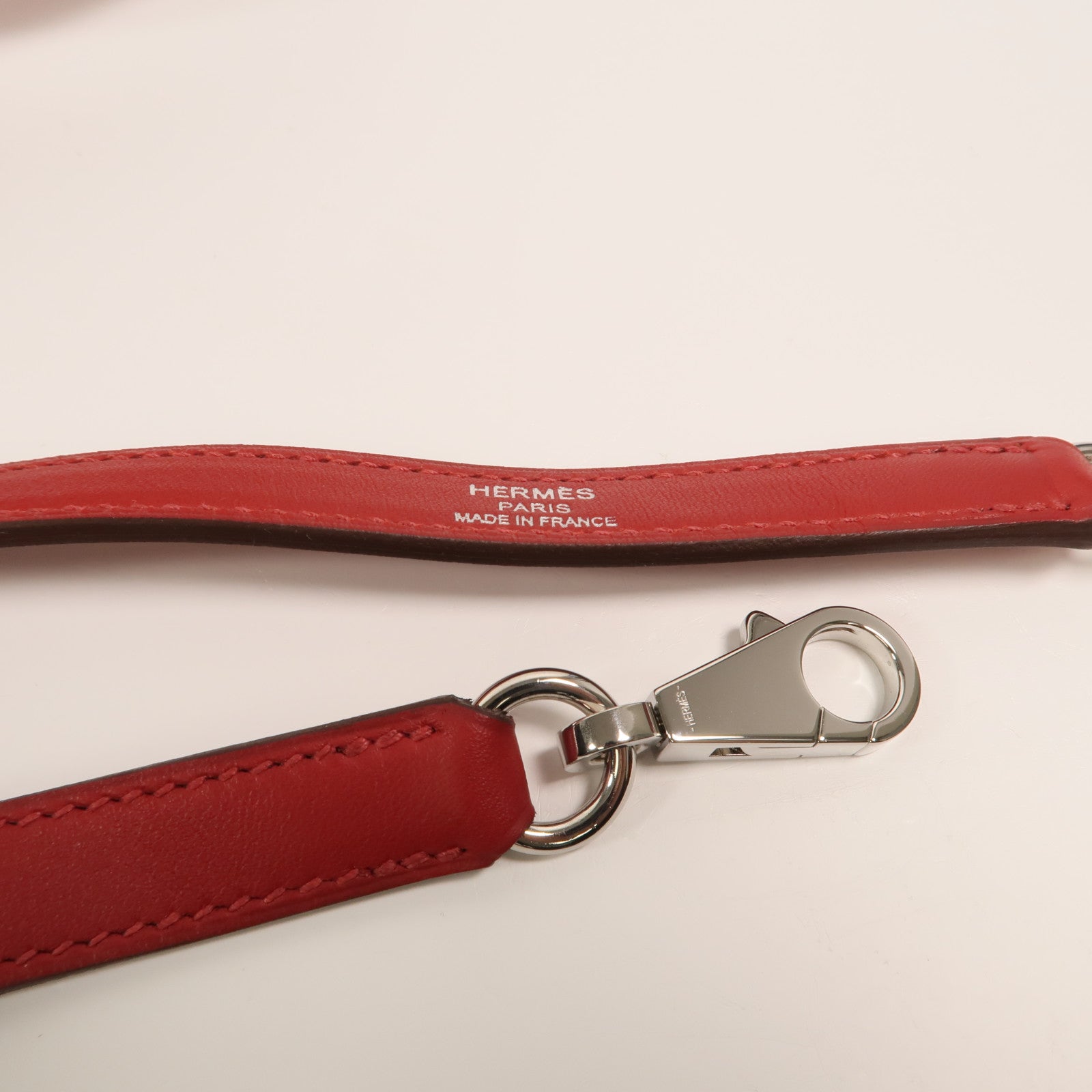 HERMES Togo/Swift皮革24/24 29cm手挽肩背兩用袋Rouge De Coeur