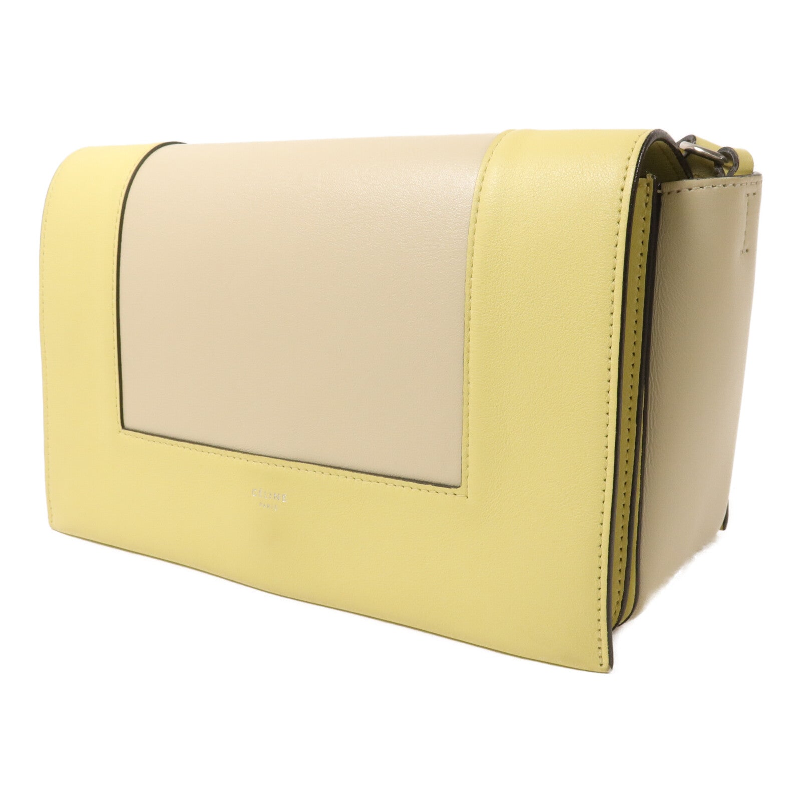 CELINE 牛皮皮革Frame Medium肩背袋