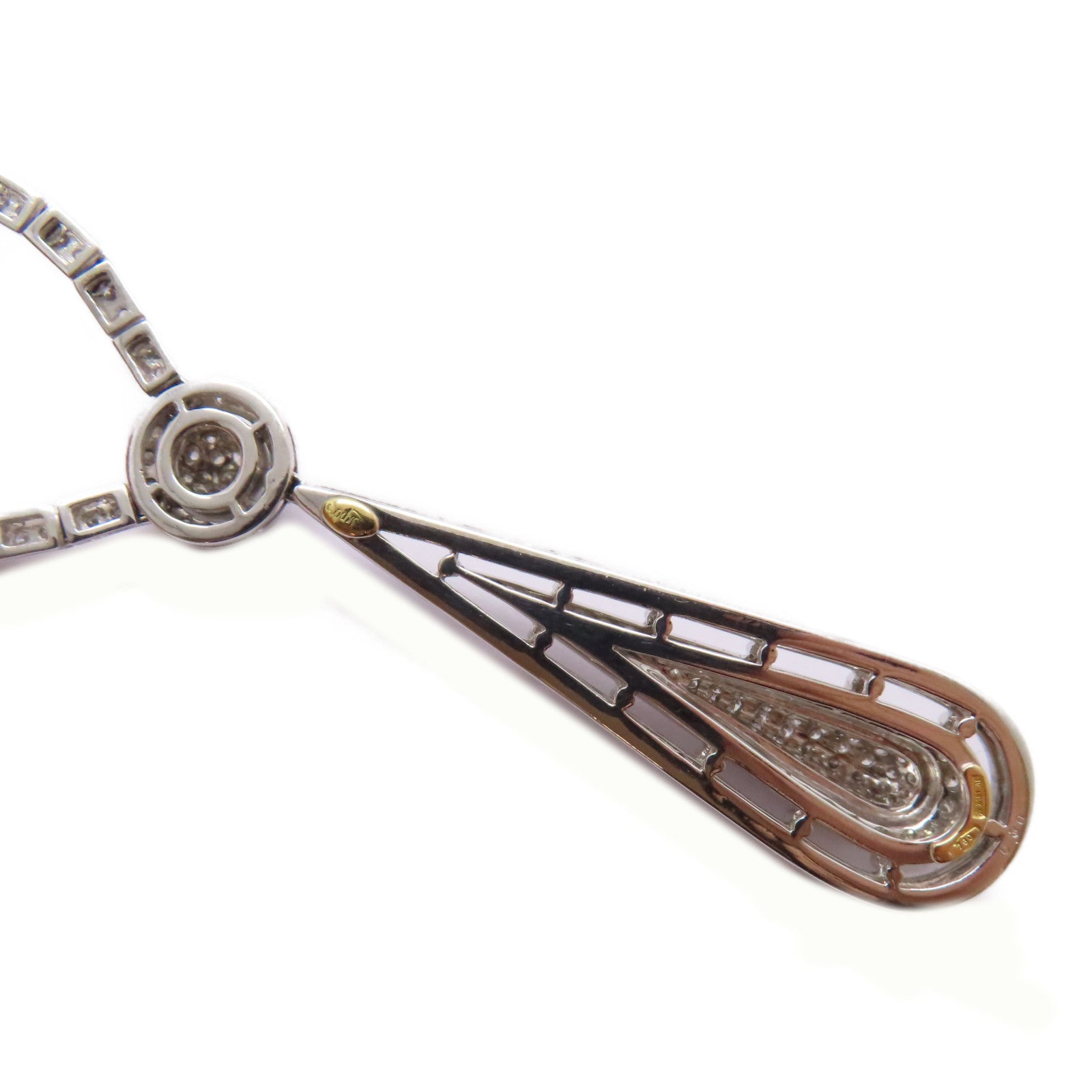 JEWELRY 18K白金Diamond Necklace 6.30ct鑽石項鍊