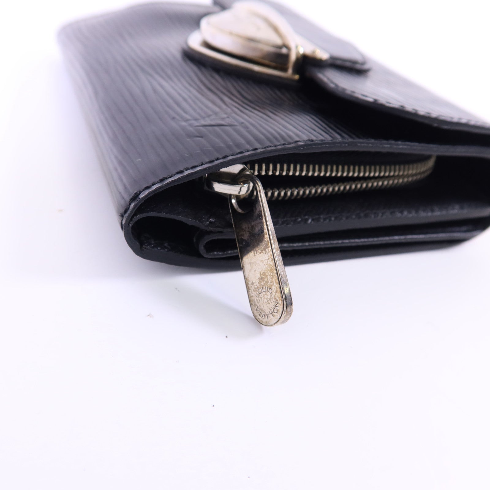 LOUIS VUITTON Epi Portefeuille Joey銀扣錢包