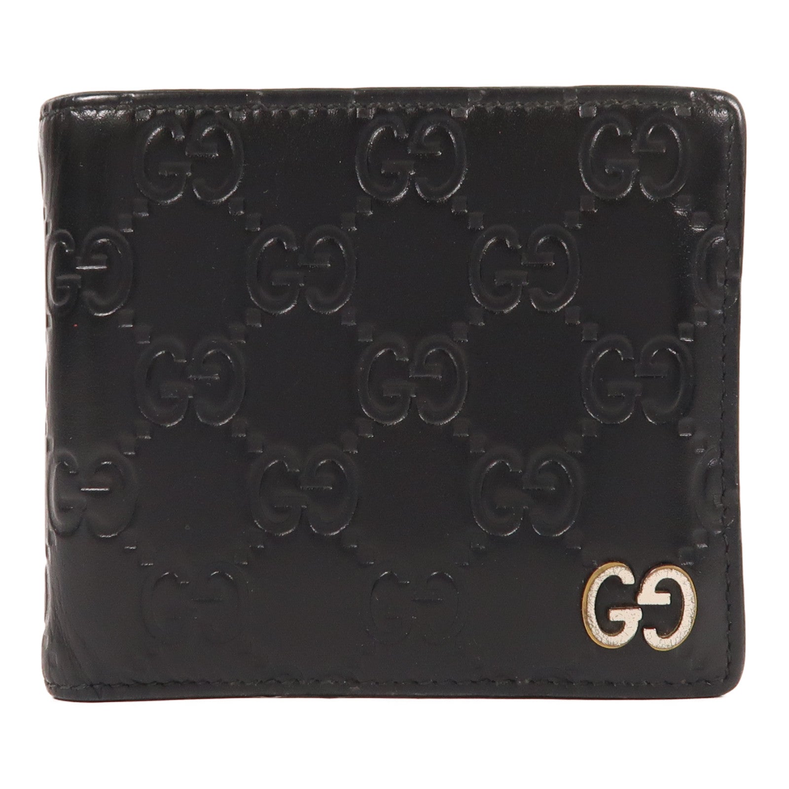 GUCCI 【激減優惠】牛皮皮革Signature Wallet錢包