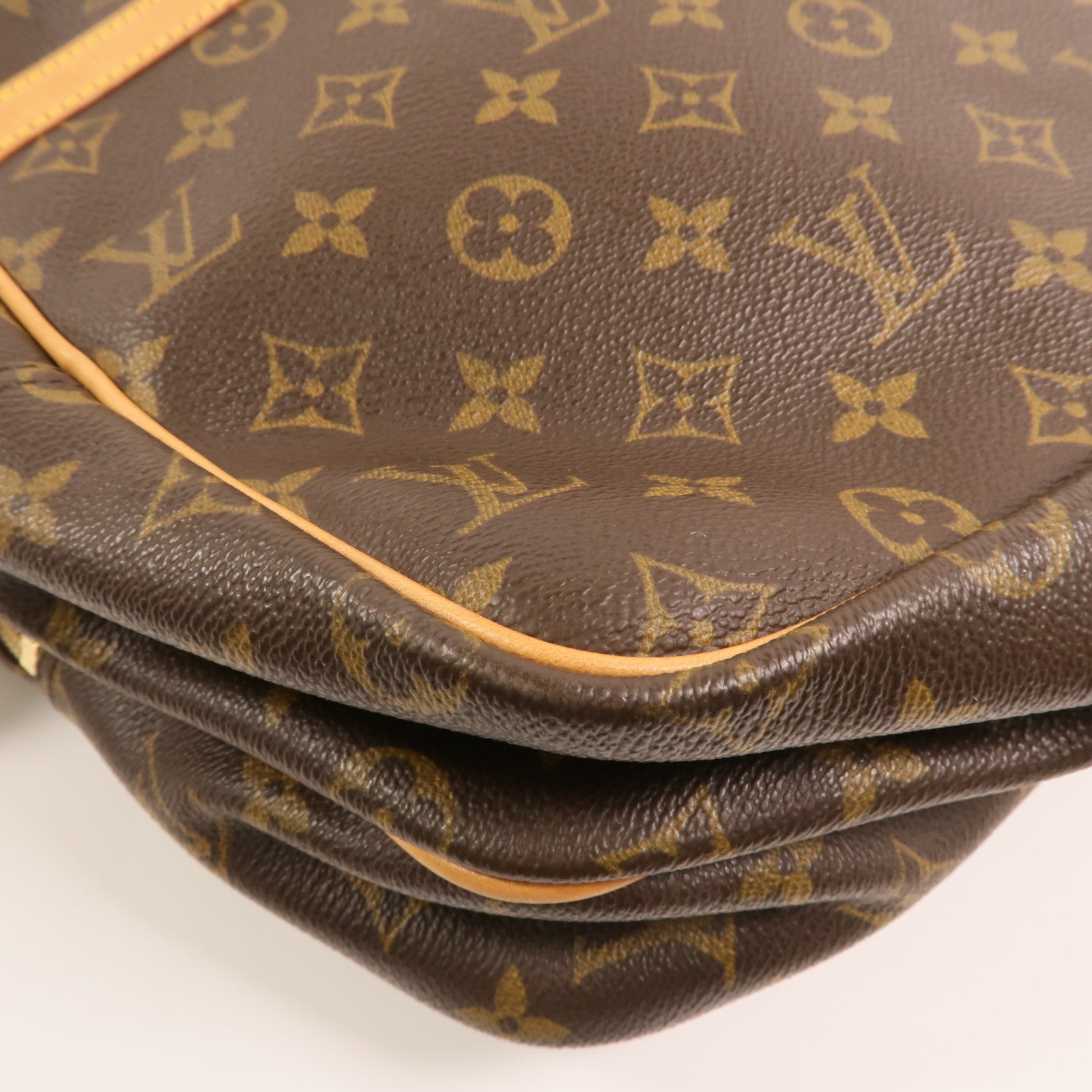 LOUIS VUITTON Monogram Reporter GM金扣肩背袋