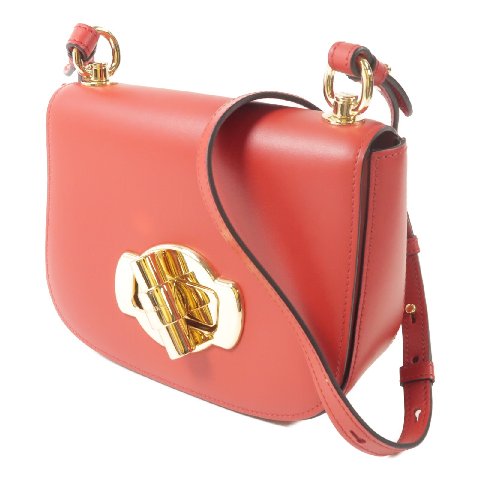 PRADA 牛皮皮革Saddle Corsaire肩背袋
