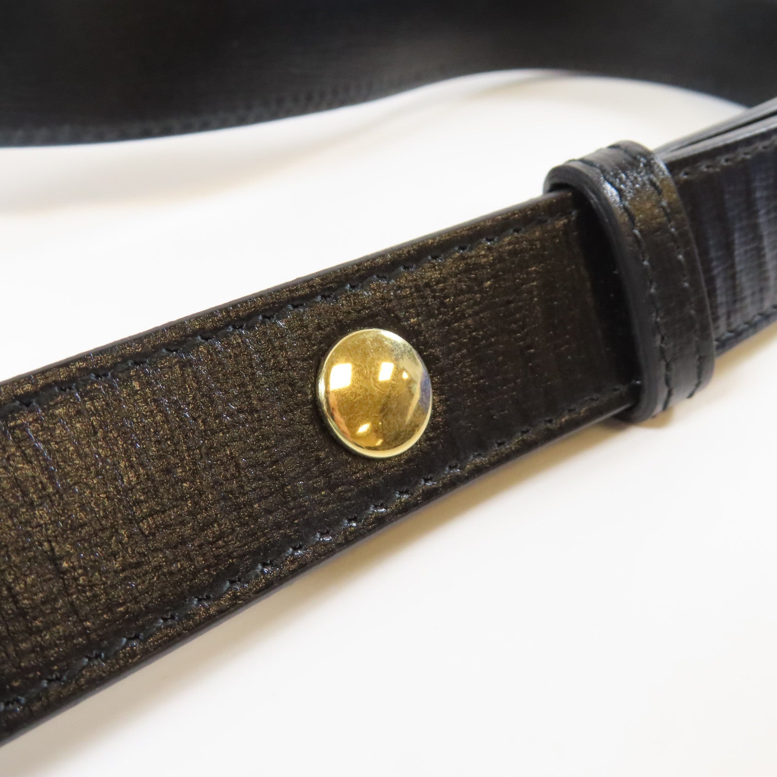 GUCCI 【激減優惠】牛皮皮革Horsebit 1955金扣肩背袋黑色