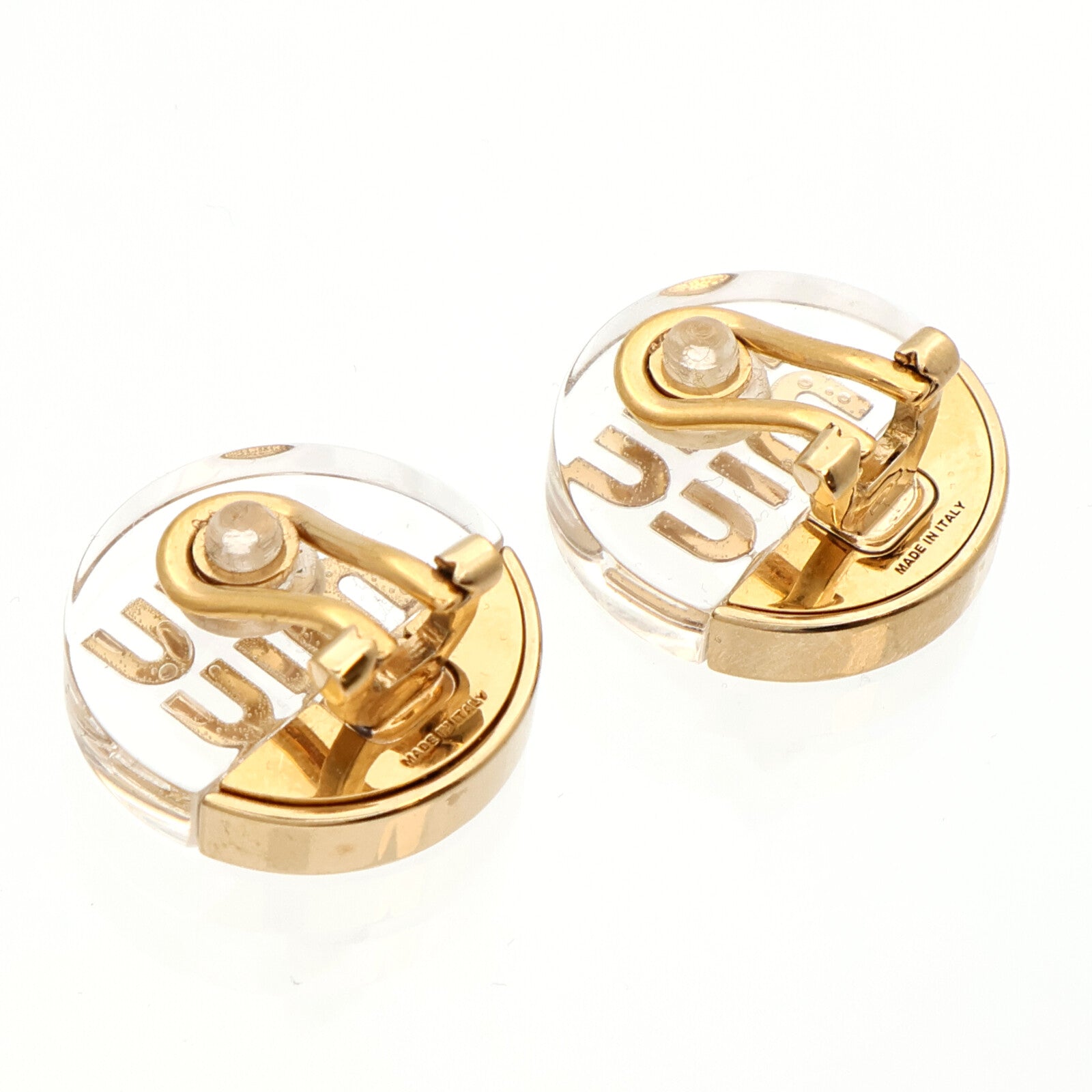 Miu Miu PVC/金屬Earrings耳環