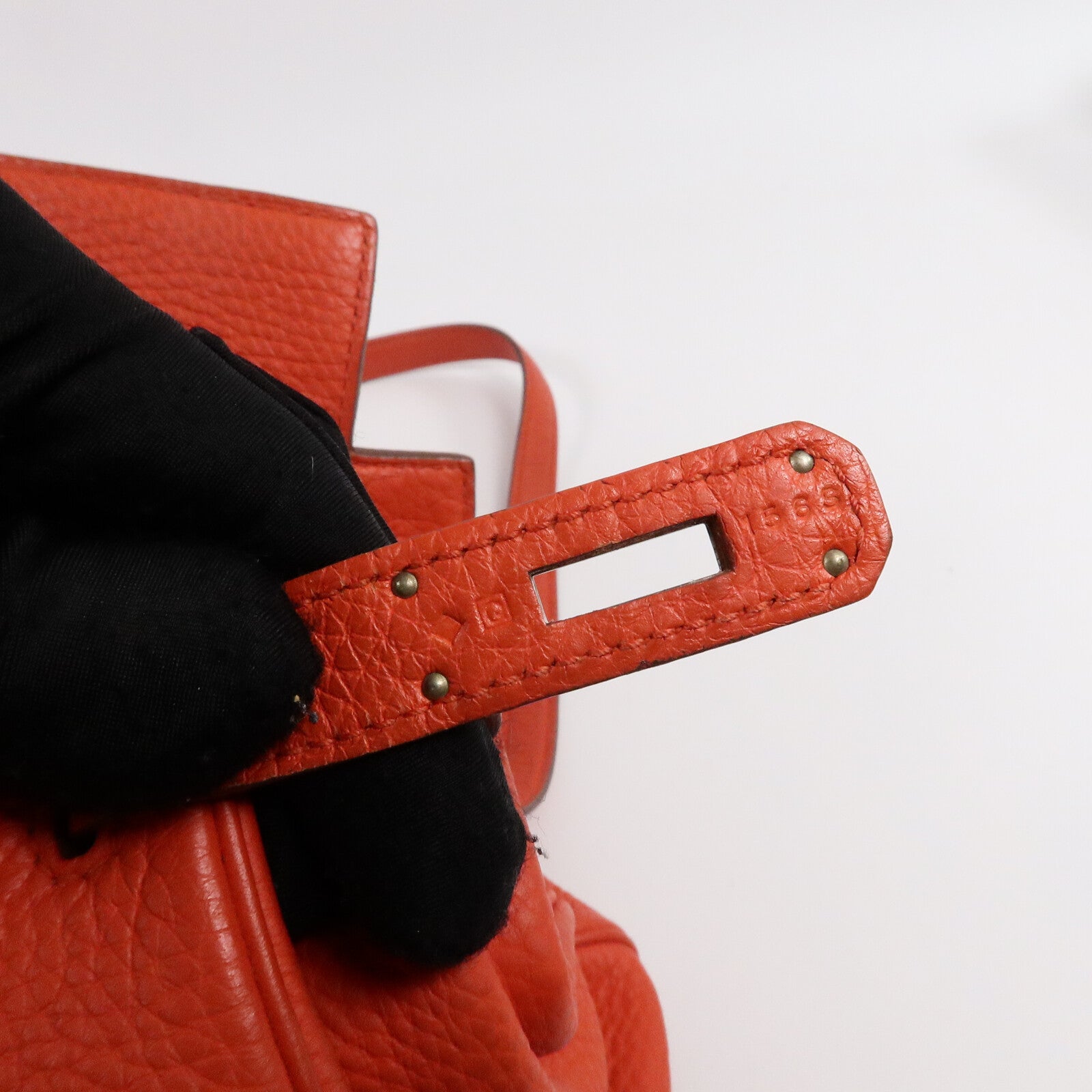 HERMES Togo皮革Kelly 28手挽肩背兩用袋Capucine