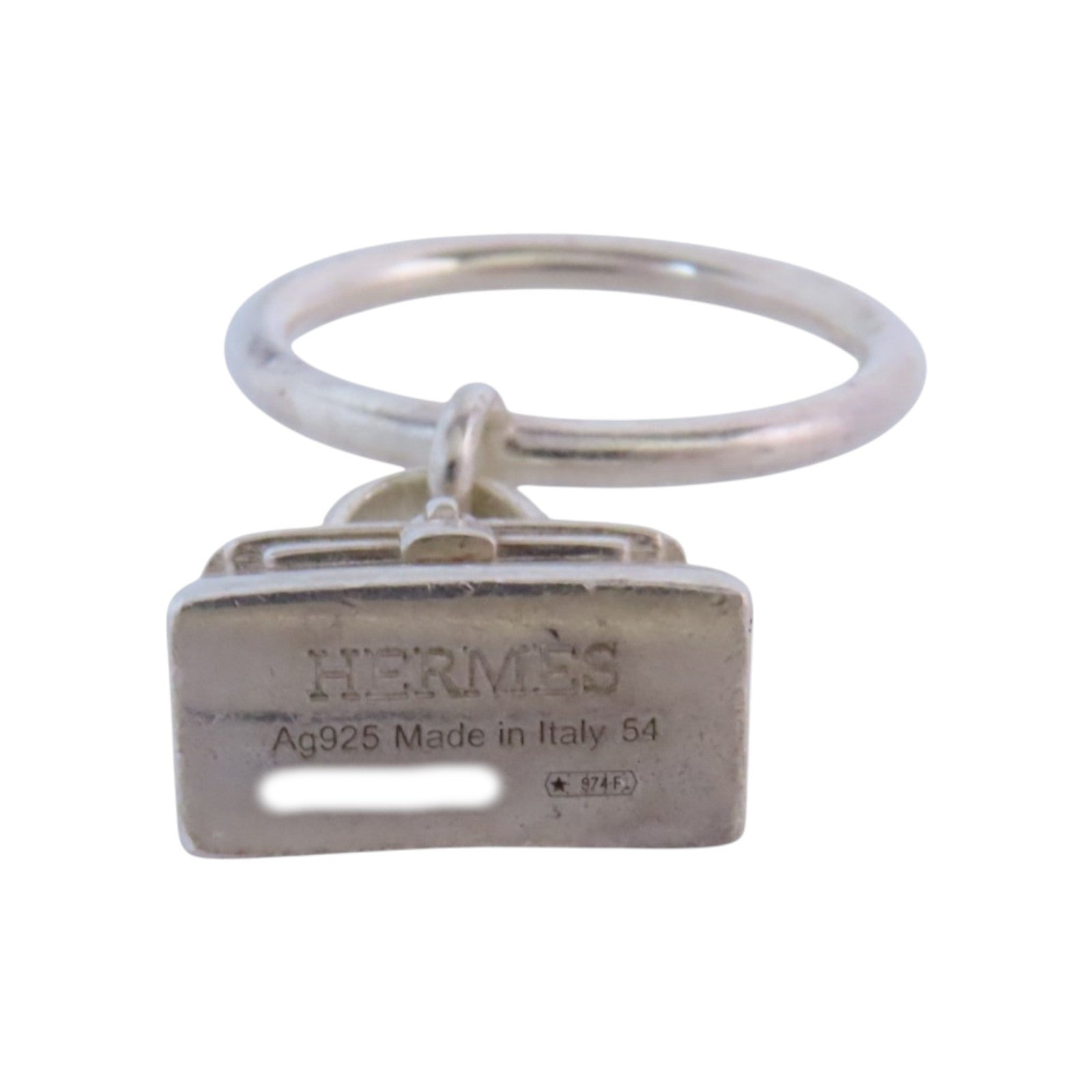 HERMES 925純銀Amulettes Kelly Ring戒指#54/US#6.5