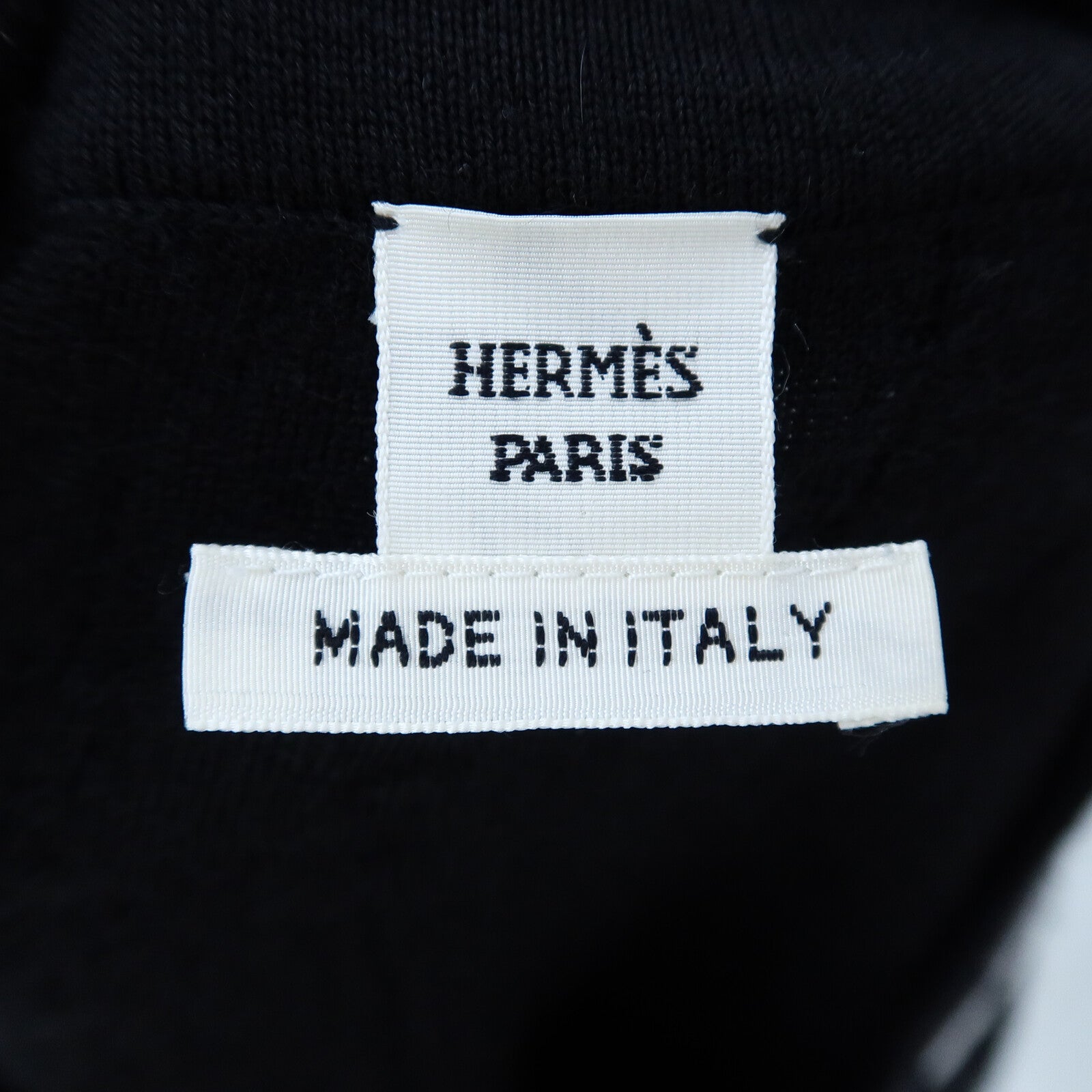 HERMES Cashmere/Silk Knit Short-Sleeve Top針織