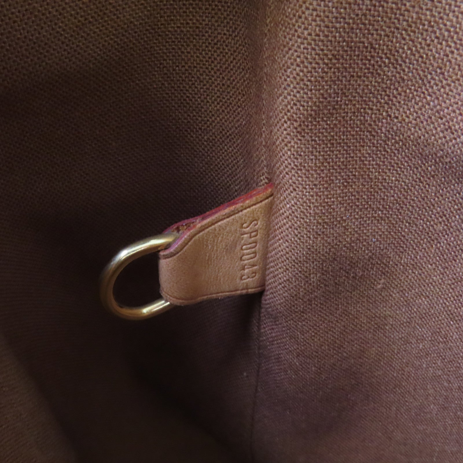 LOUIS VUITTON Monogram Abbeses Shoulder Bag金扣肩背袋啡色