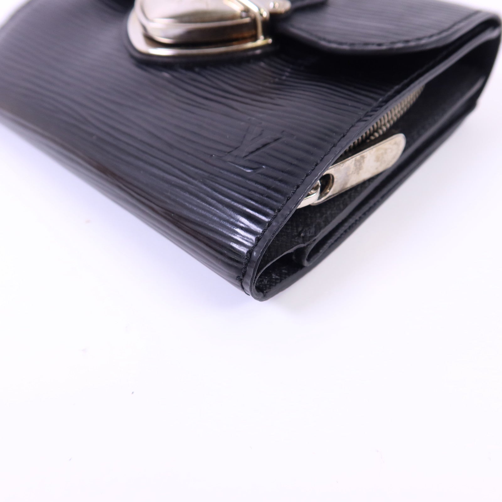LOUIS VUITTON Epi Portefeuille Joey銀扣錢包