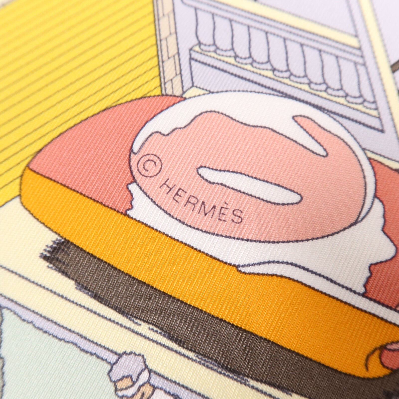 HERMES 絲質Scarf 90X90絲巾