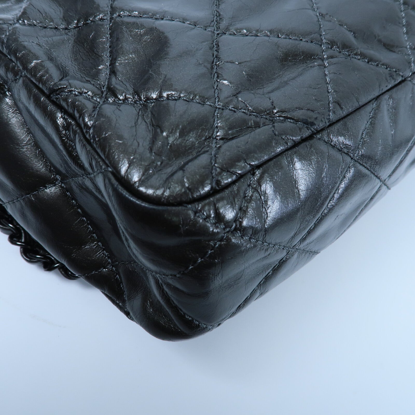 CHANEL 牛皮皮革Shoulder Bag鏈帶肩背袋