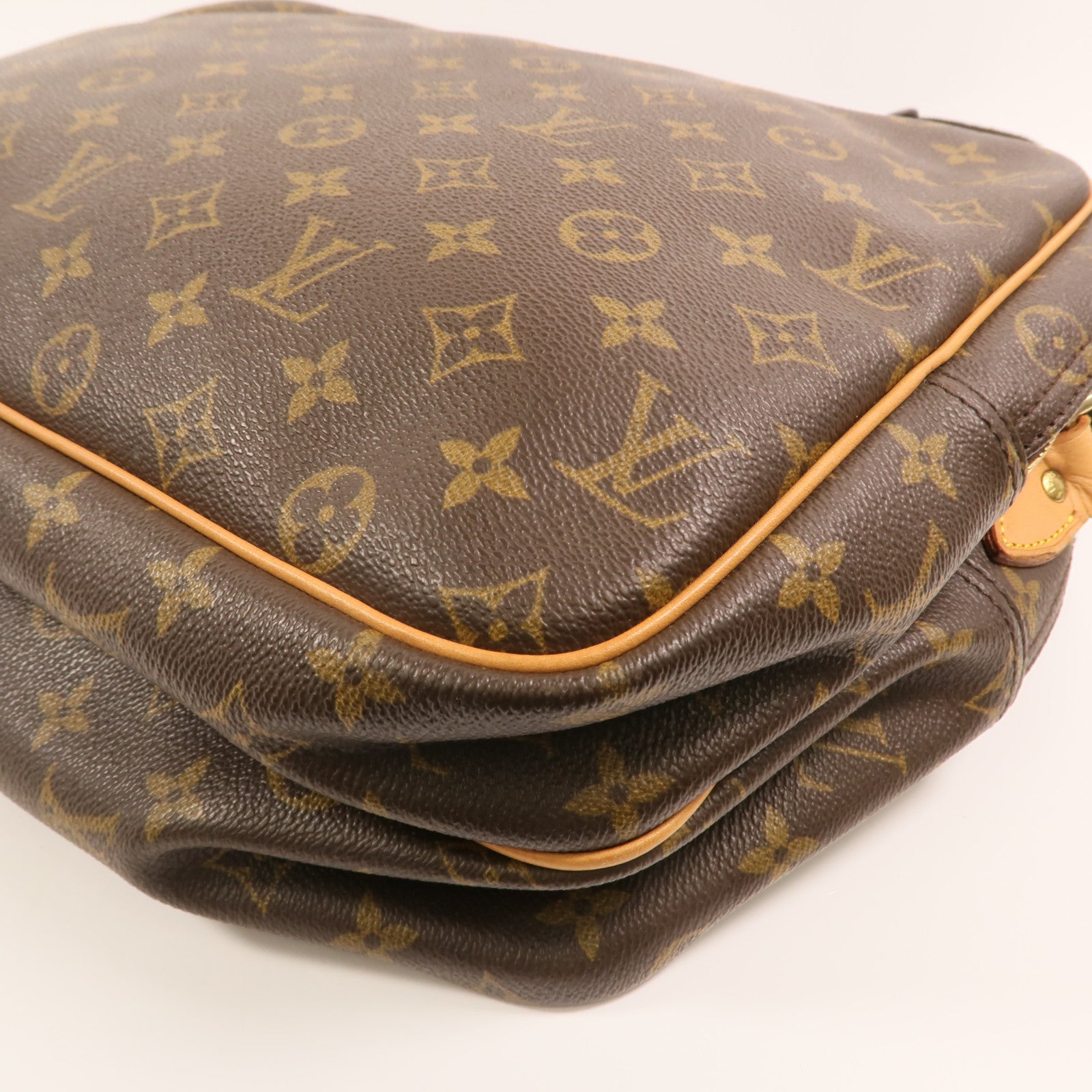 LOUIS VUITTON Monogram Reporter GM金扣肩背袋