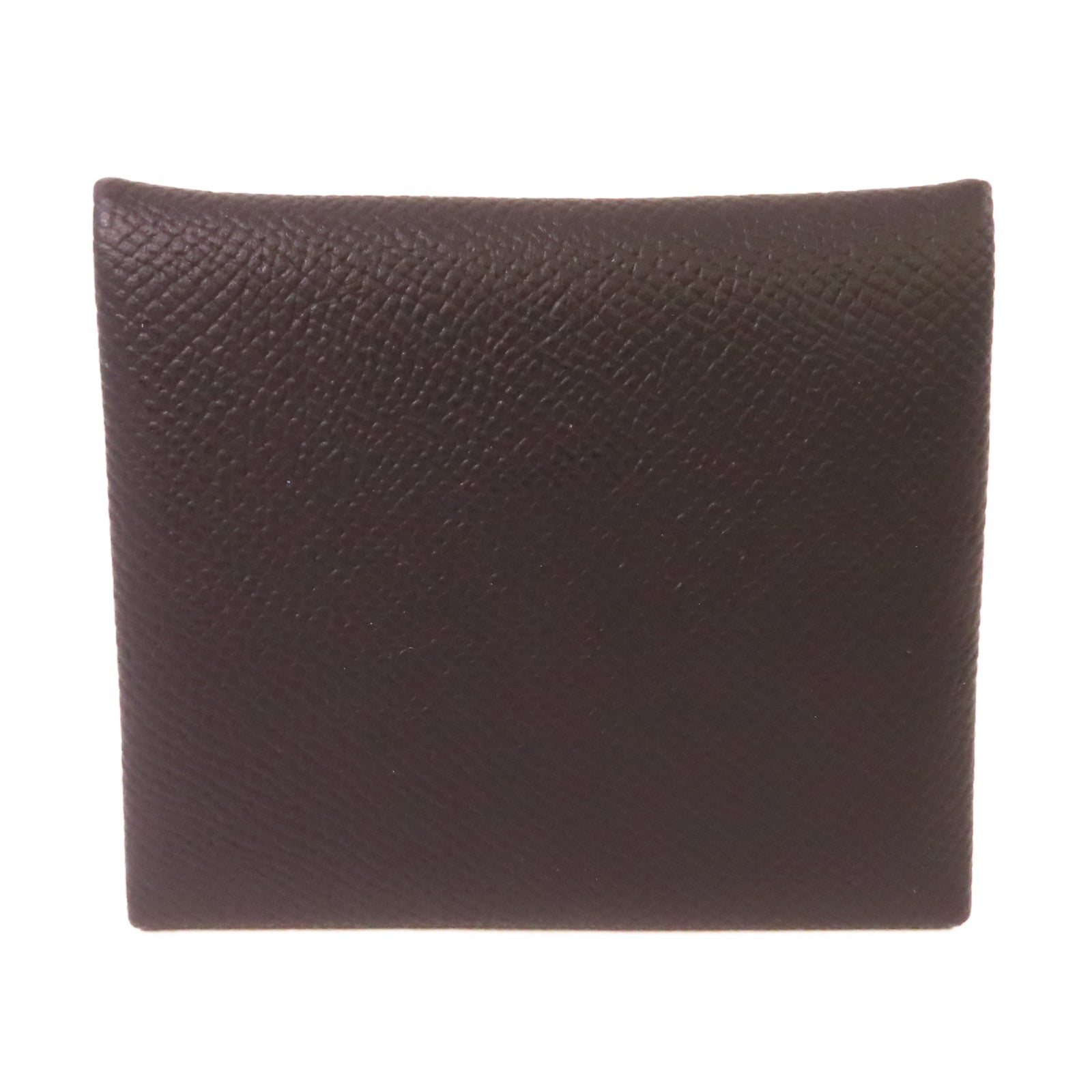 HERMES 【激減優惠】Epsom皮革Bastia Coin Case銀扣零錢包黑色