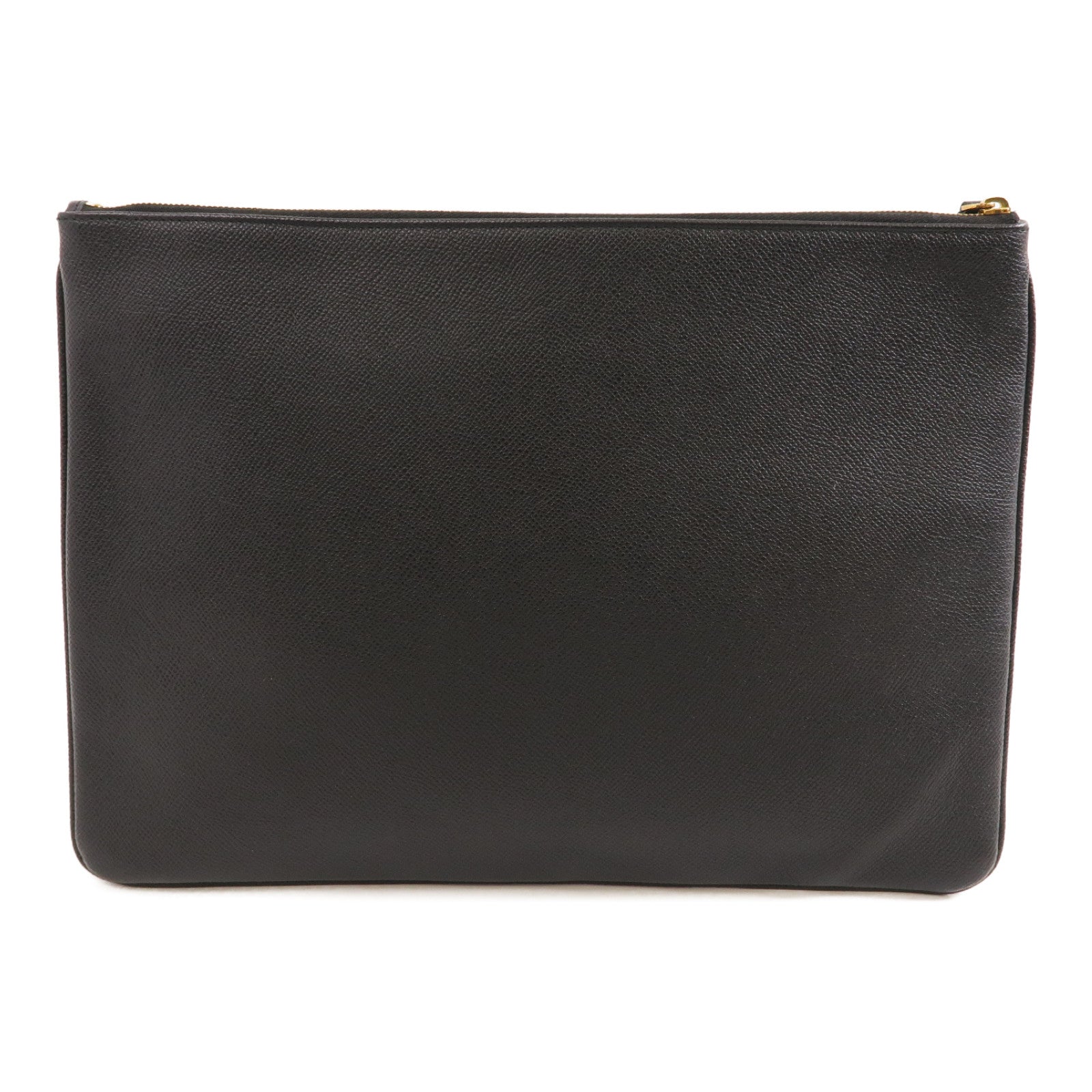 BALENCIAGA 牛皮皮革Clutch Bag金扣手拿包黑色