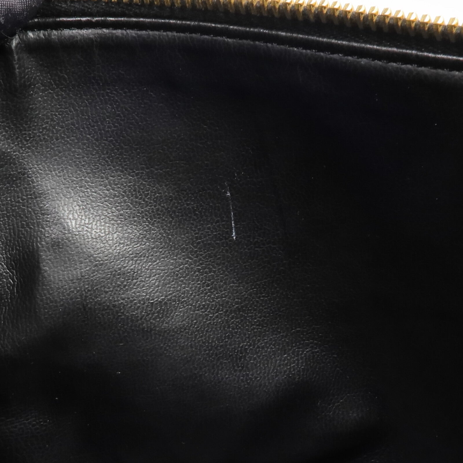 CHANEL 牛皮皮革Vintage Vanity Case金扣鏈帶手挽肩背兩用袋