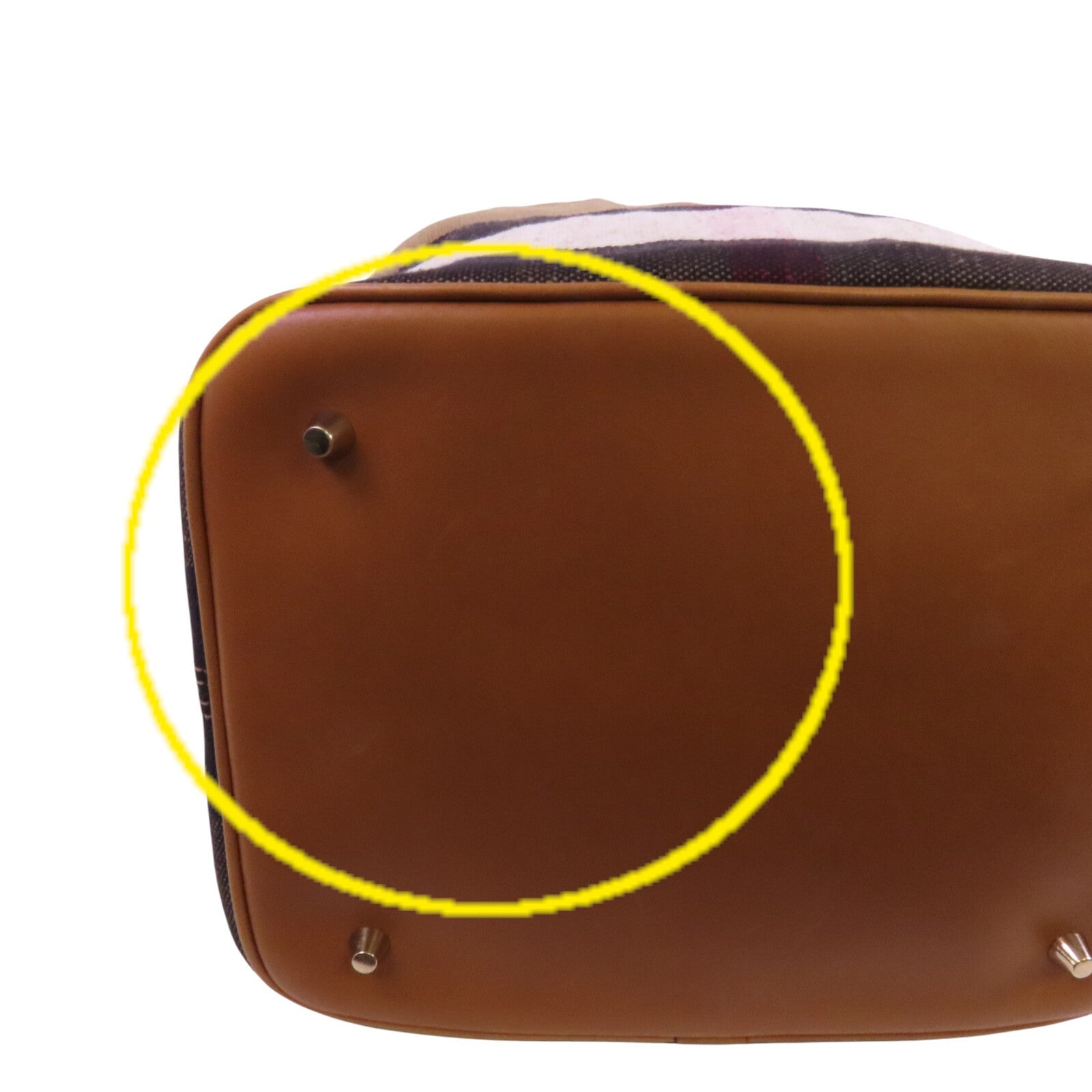 BURBERRY 帆布2Way Shouldre Bag金扣手挽肩背兩用袋